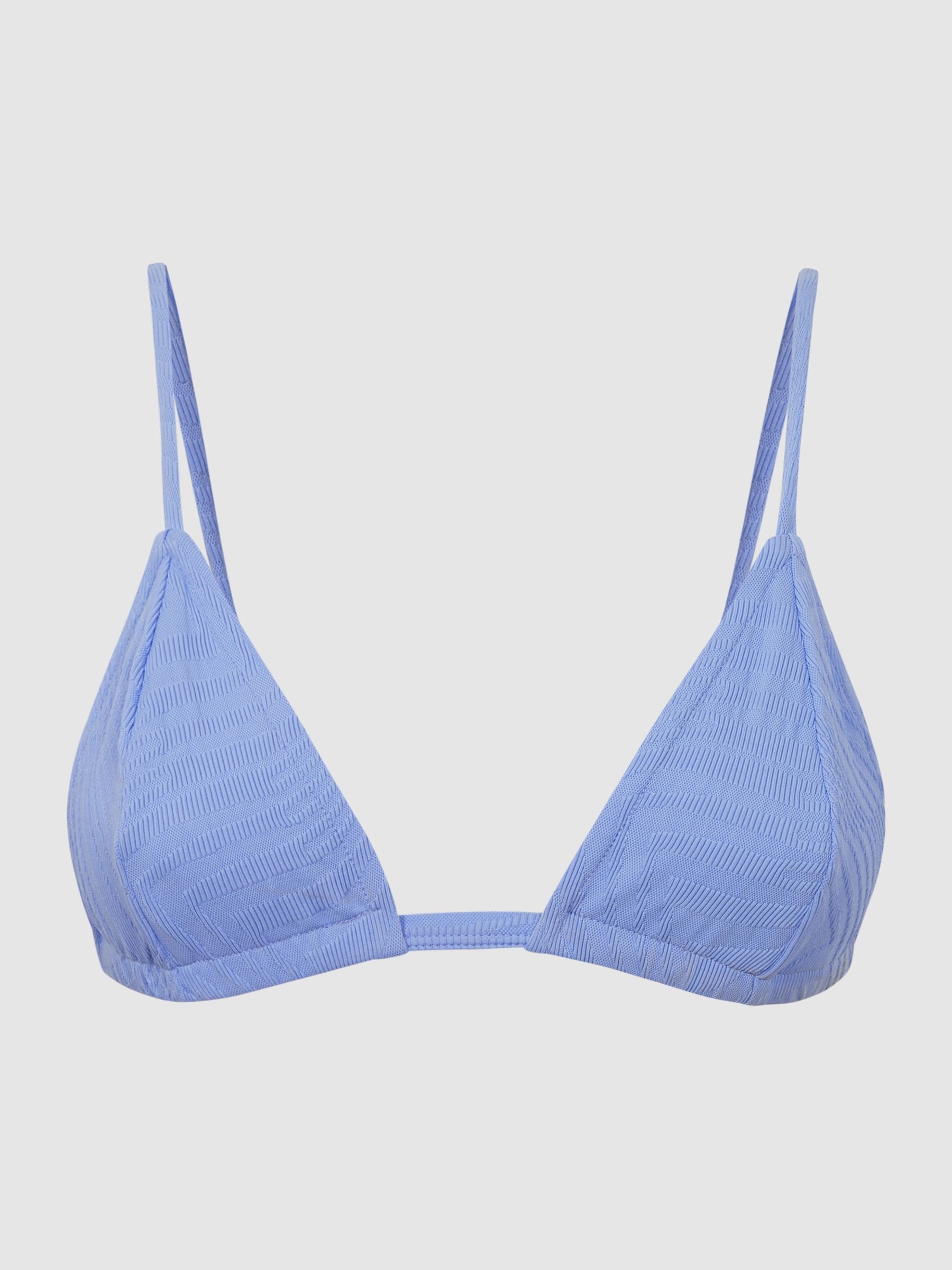Fella Swim Julian FELLA Triangle Bikini Top in Periwinkle - Image 2 of 4