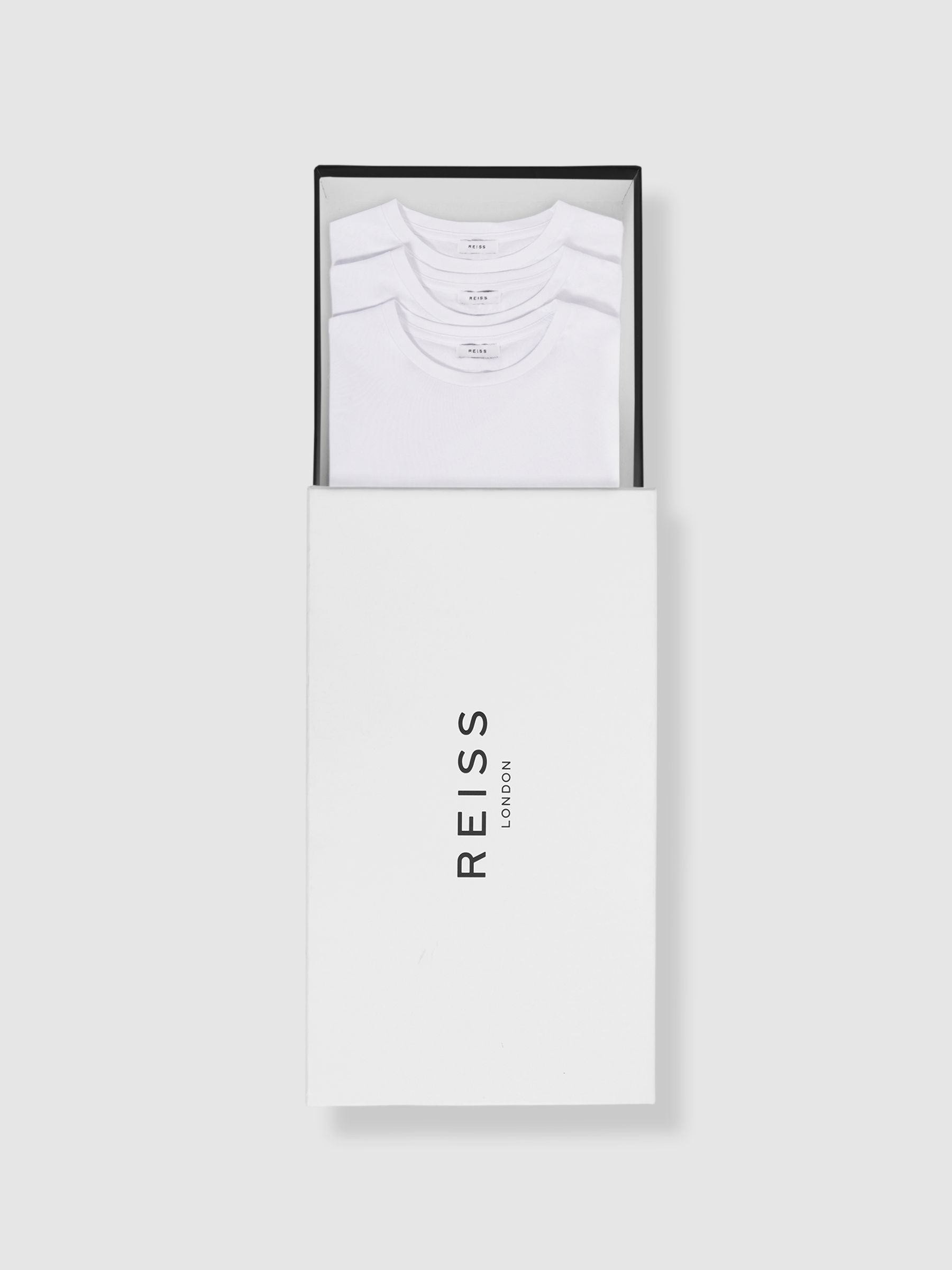 Three Pack Of Crew Neck T-shirts in White - Image 1 of 5