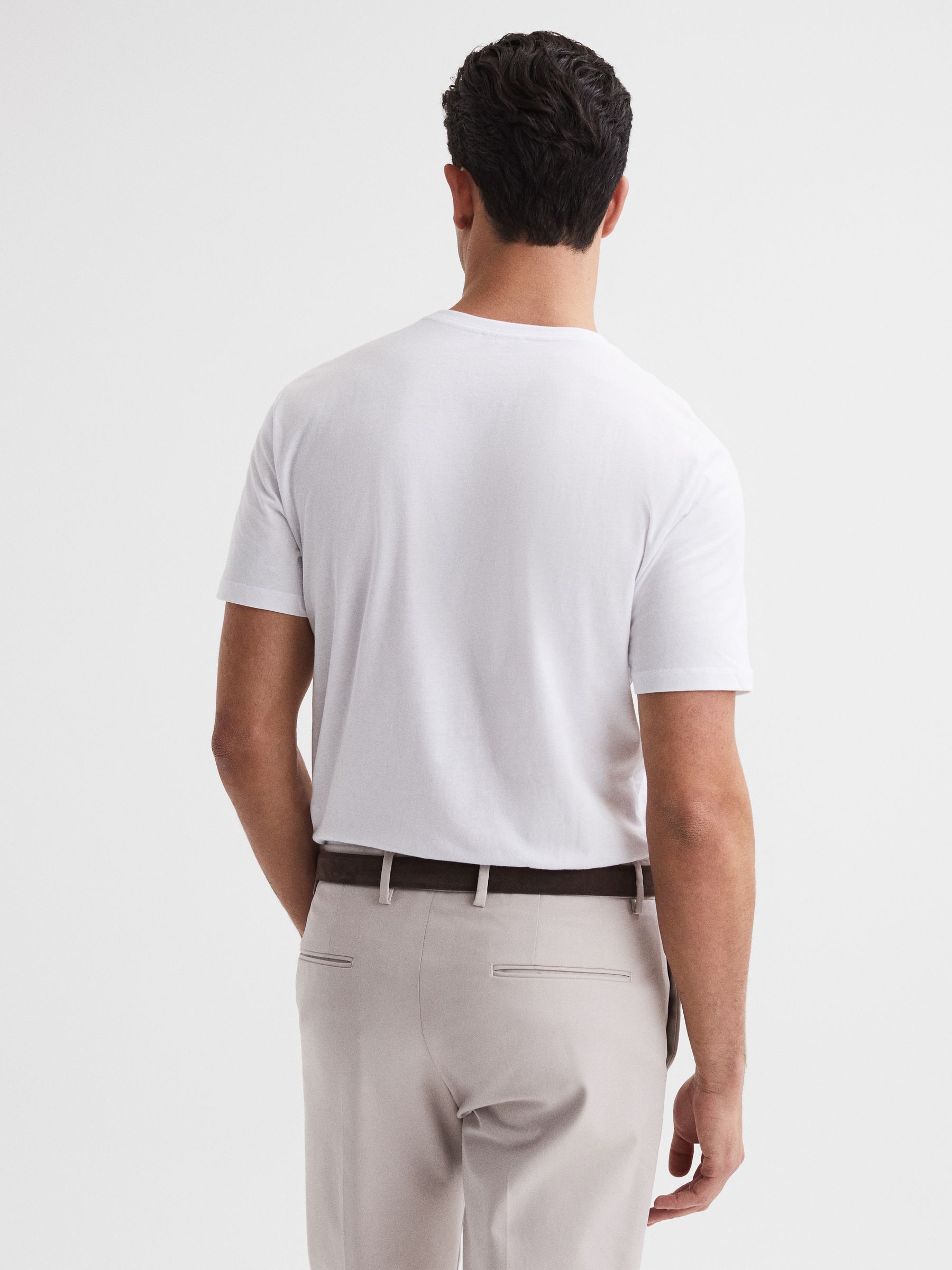 Three Pack Of Crew Neck T-shirts in White - Image 4 of 5