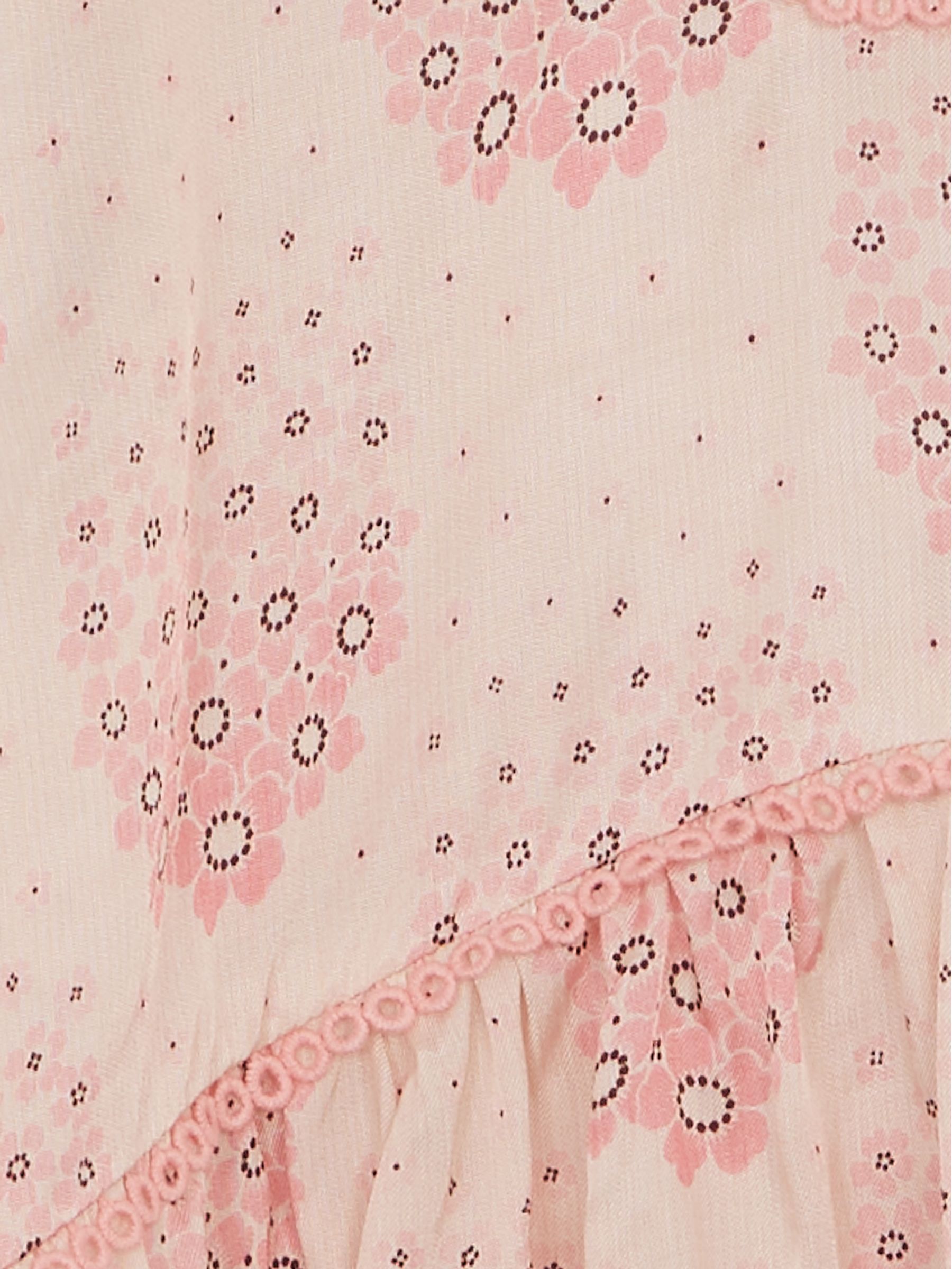 Circle Print Blouse in Pink - Image 6 of 6
