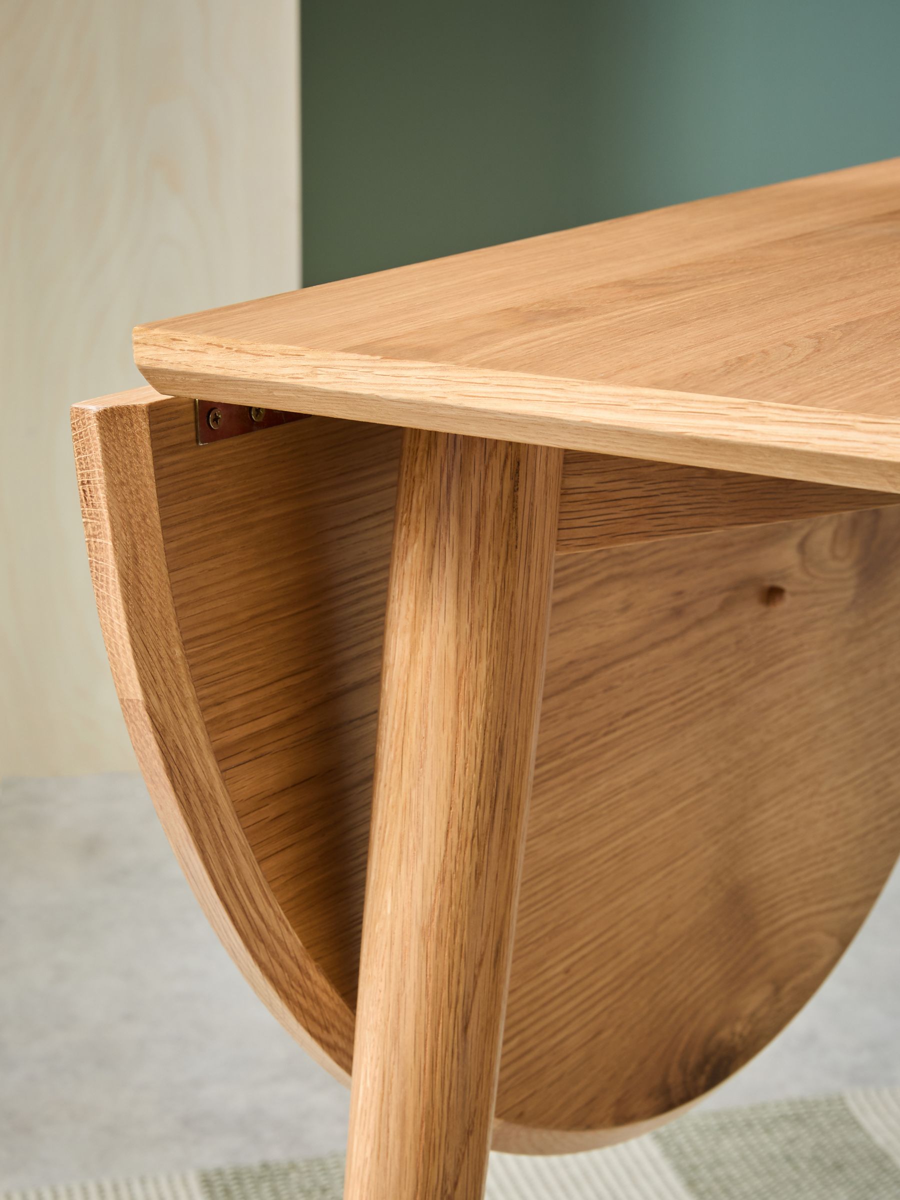 Deauville Drop Leaf Dining Table in Oak - Image 4 of 5