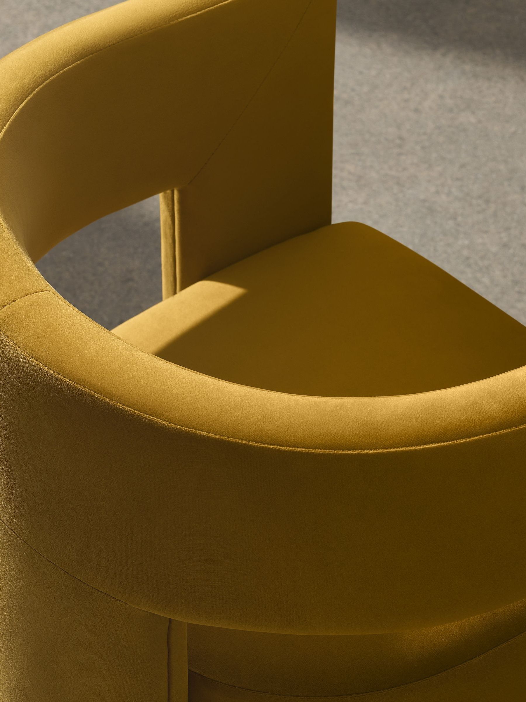 Kalaspel Dining Chair in Ochre Yellow - Image 3 of 4
