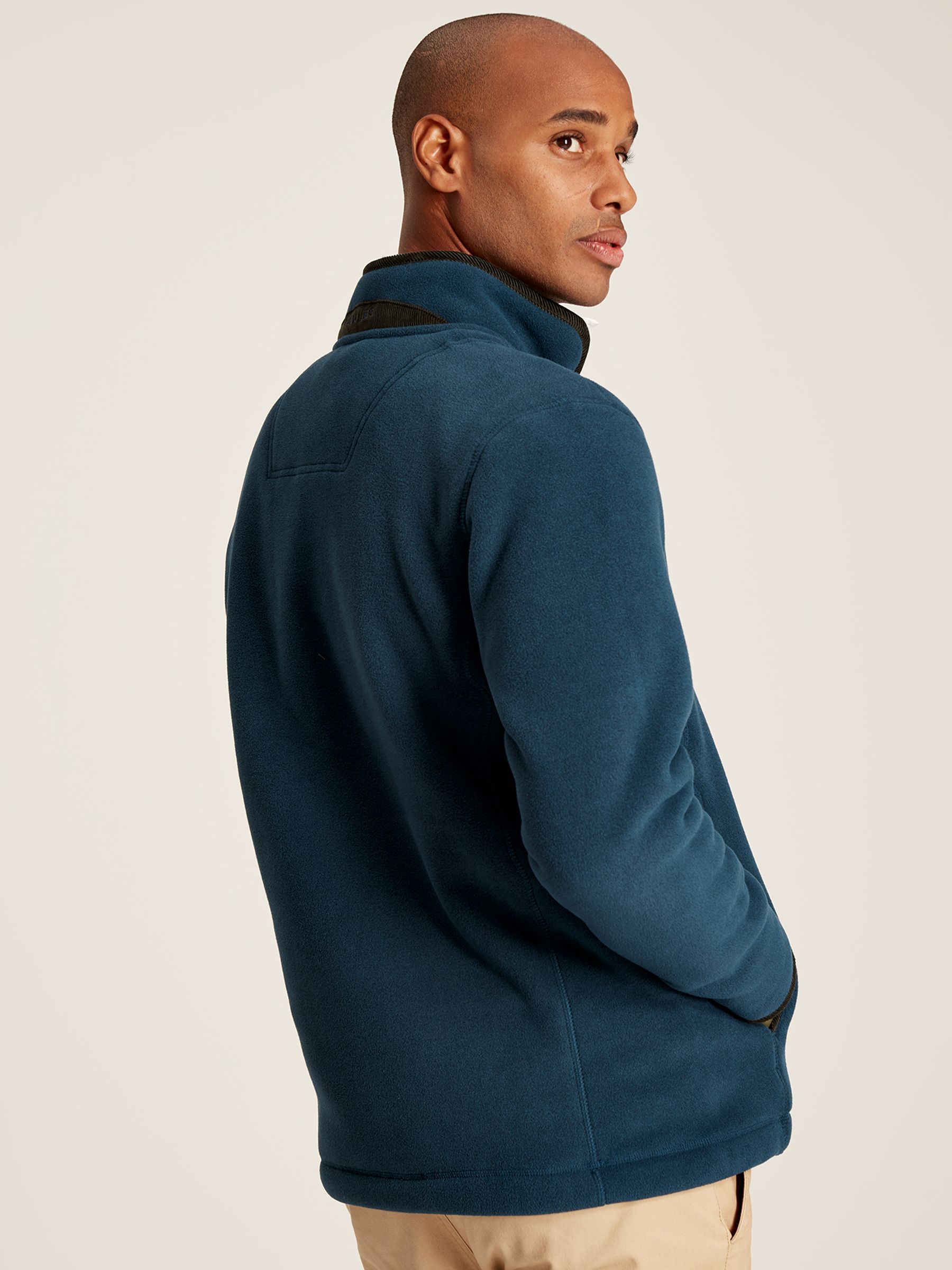 Coxton Navy Blue Quarter Zip Fleece - Image 2 of 6