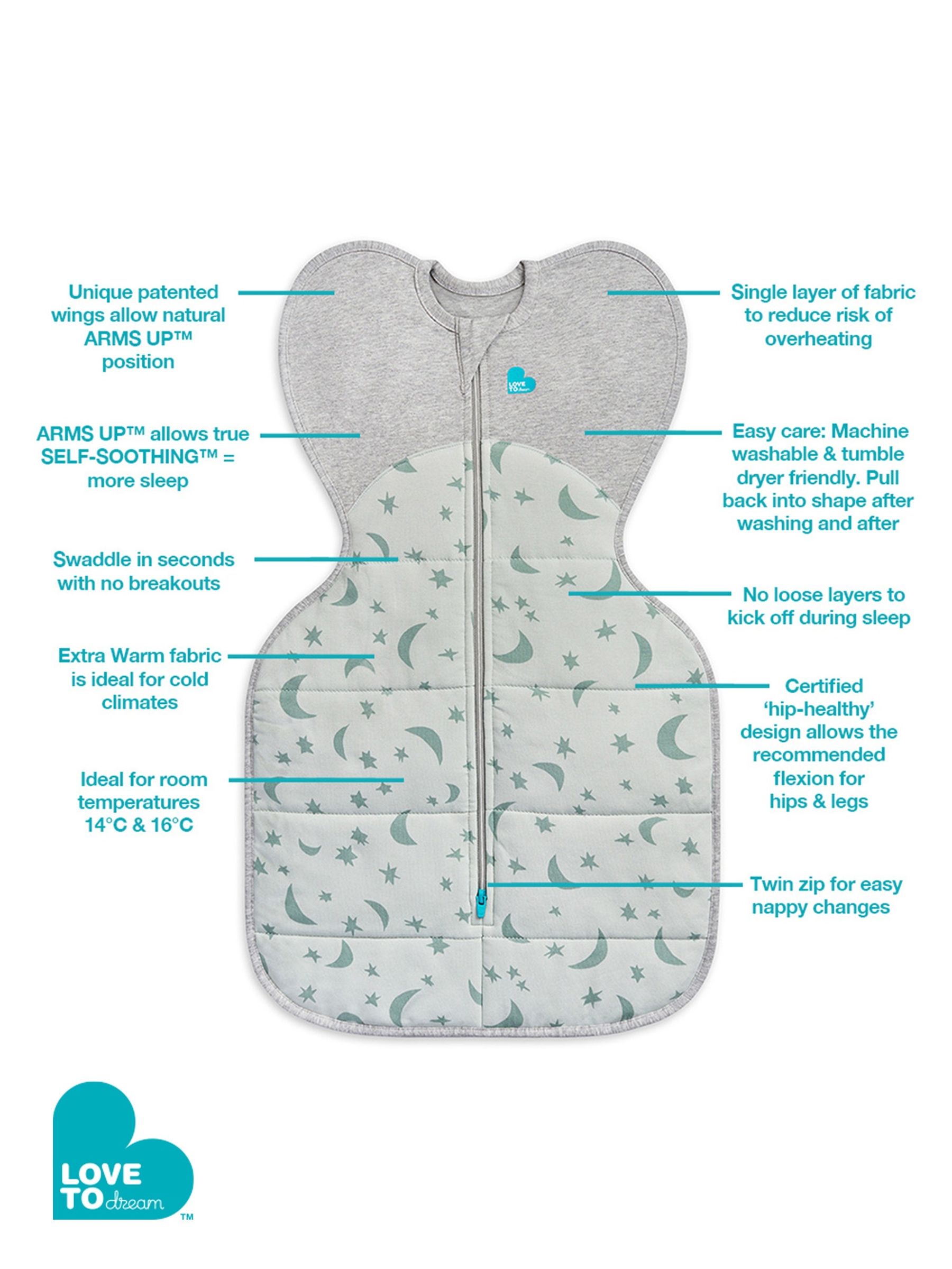 Olive Love To Dream Swaddle Up™ Extra Warm - Image 10 of 13