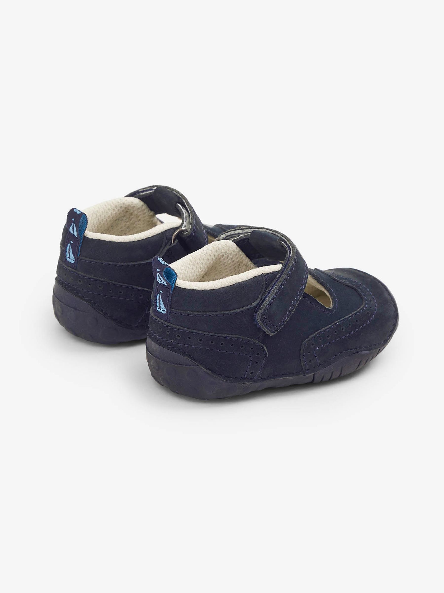Start-Rite Navy Pre Walker Shoes in Blue - Image 2 of 4