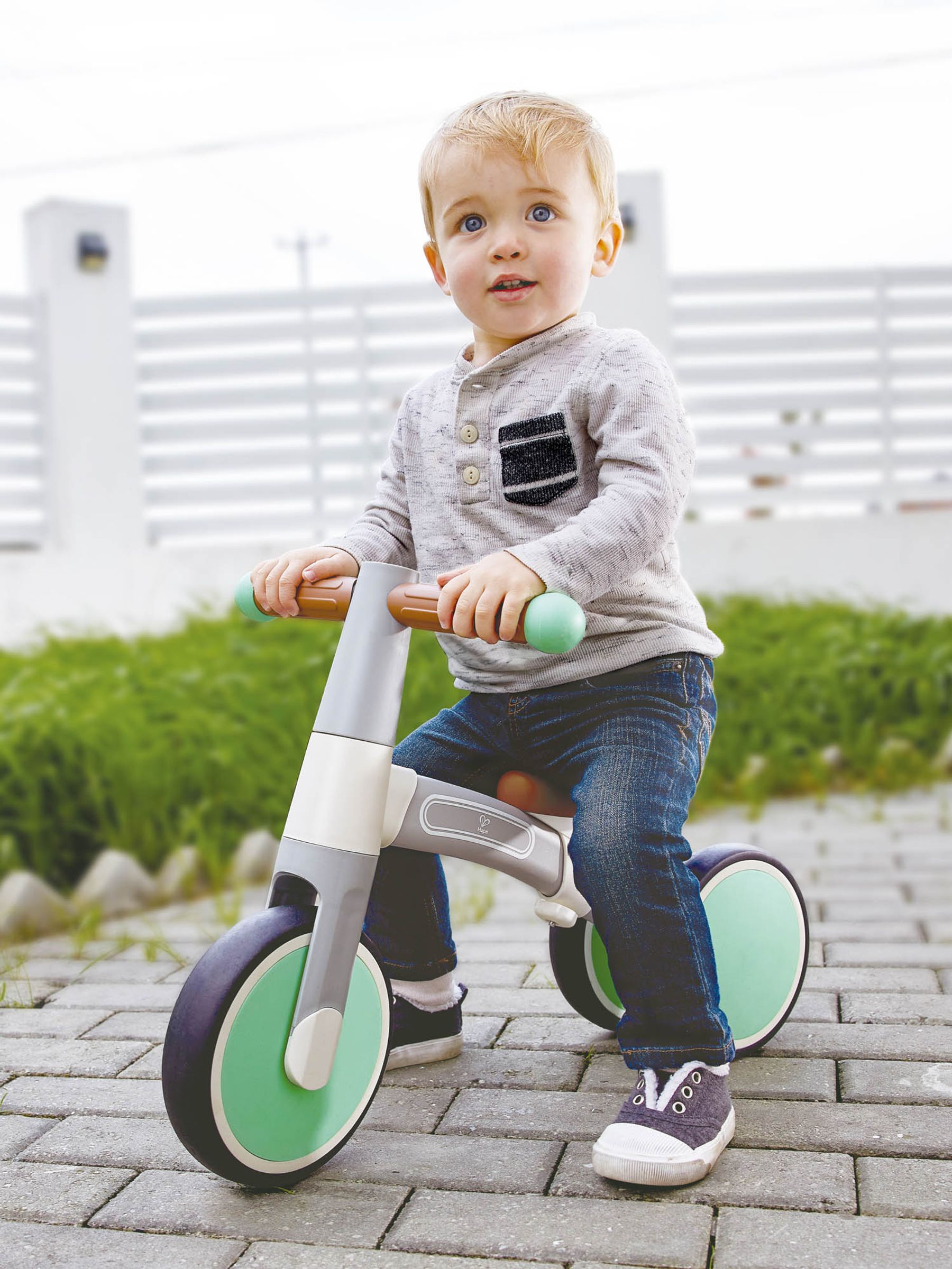Green Hape My First Ride Balance Bike Vespa - Image 6 of 6