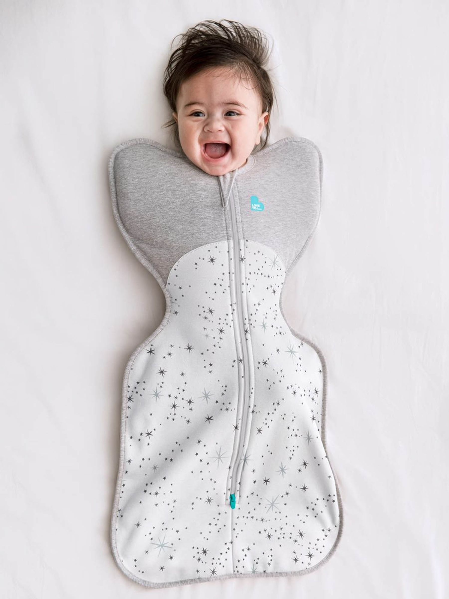 White Love To Dream Swaddle Up™ Cotton All Seasons White - Image 6 of 7
