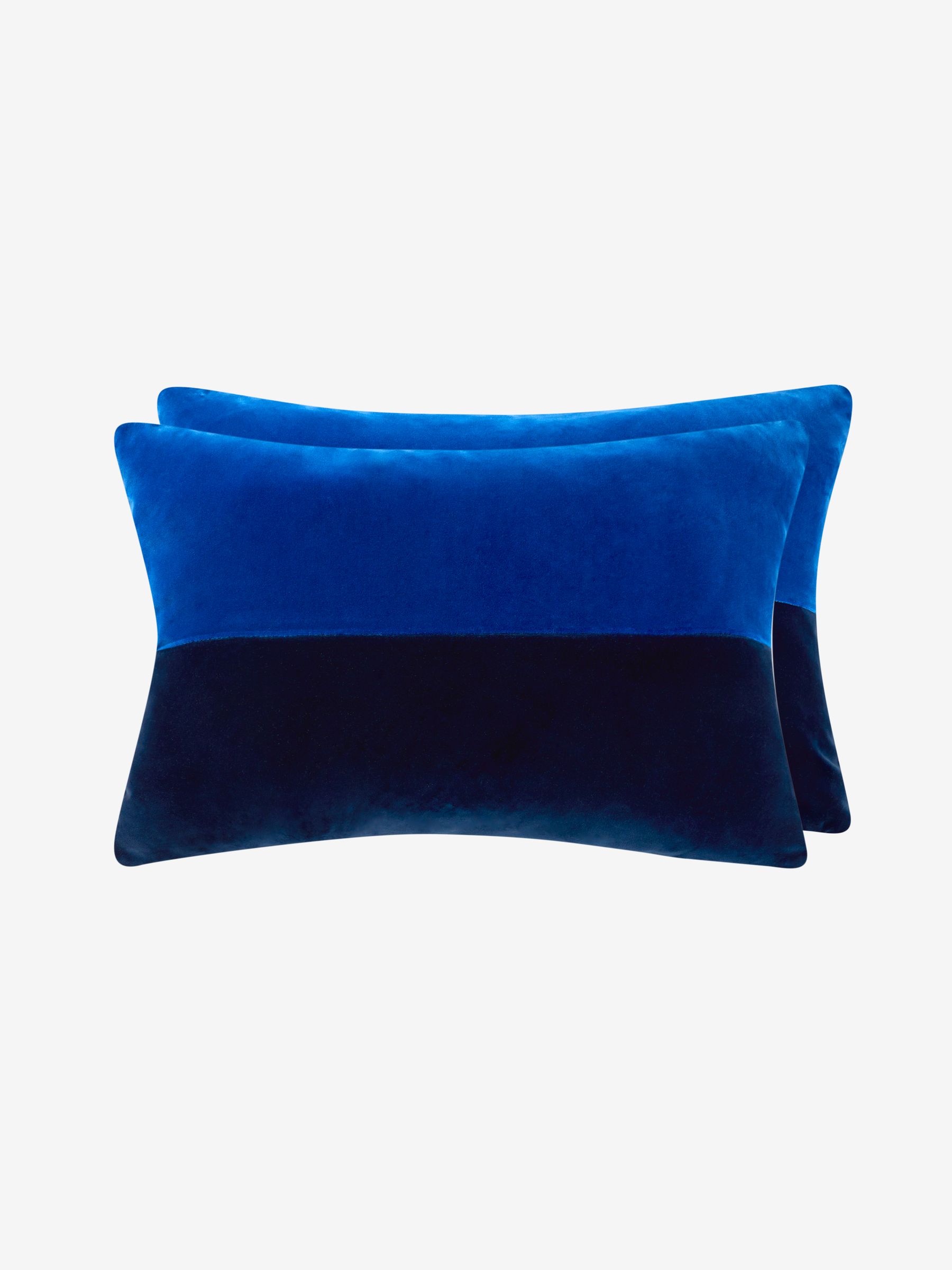 Navy Blue Feather Filled Cushion - Image 3 of 3