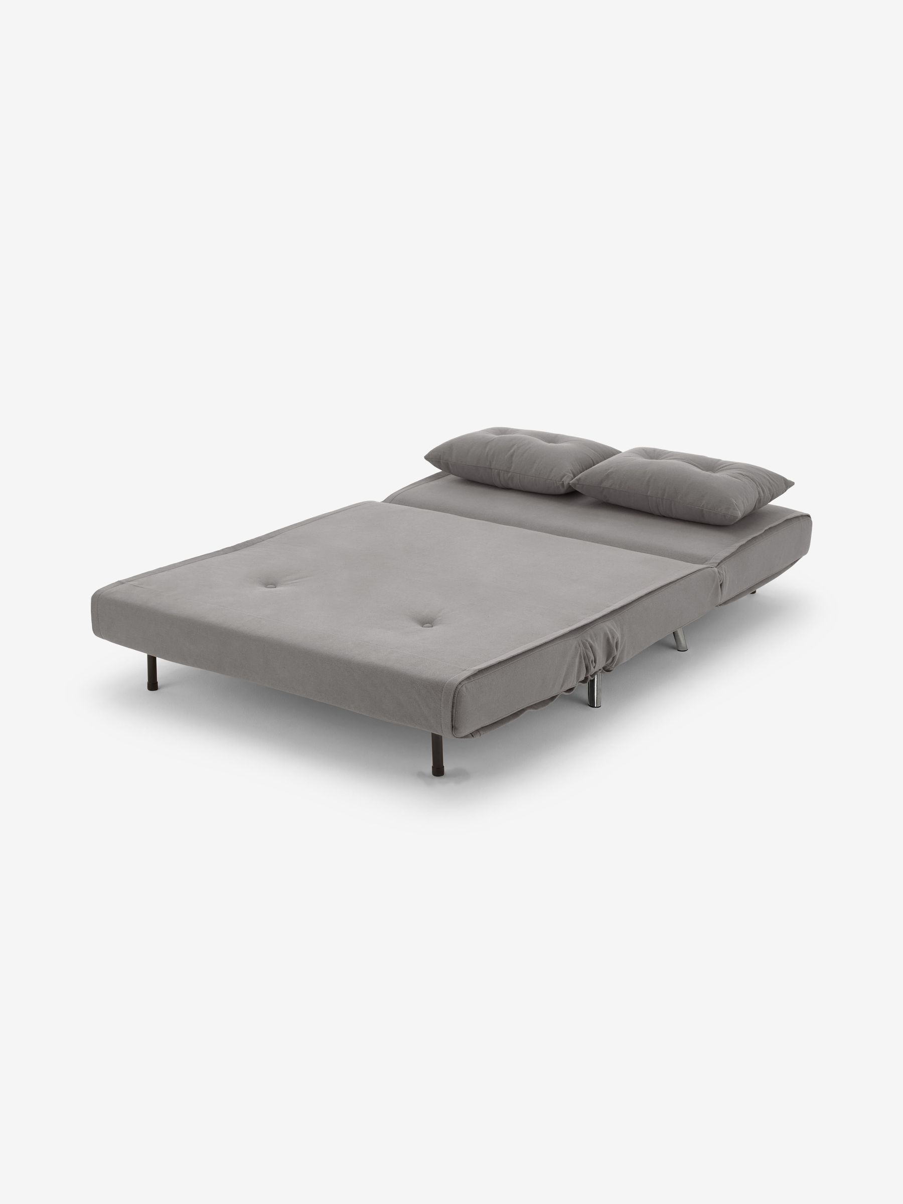 Haru 2 Seater Sofa Bed in Marshmallow Grey - Image 6 of 7
