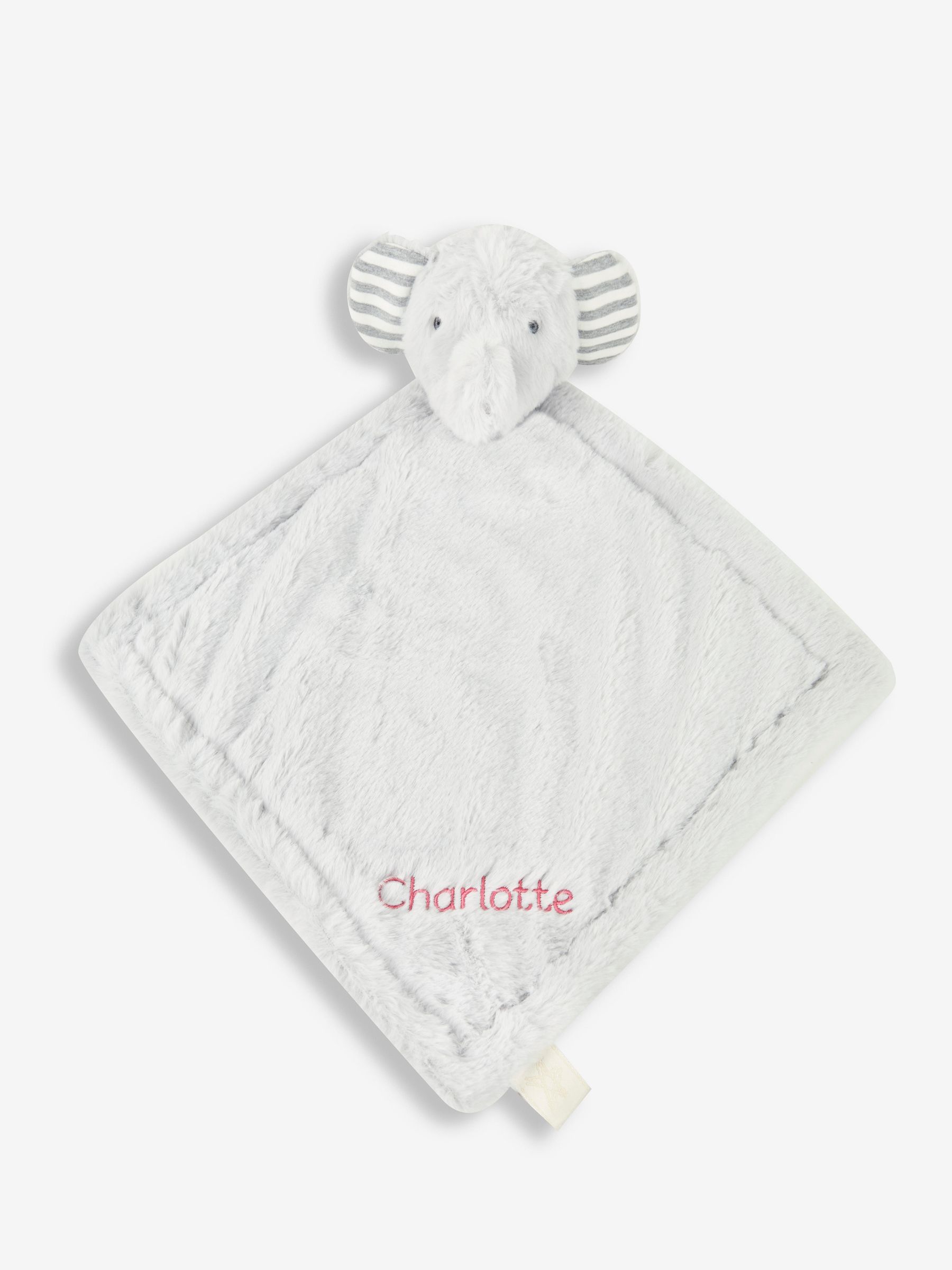 Personalised Plush Elephant Blankie - Image 1 of 1