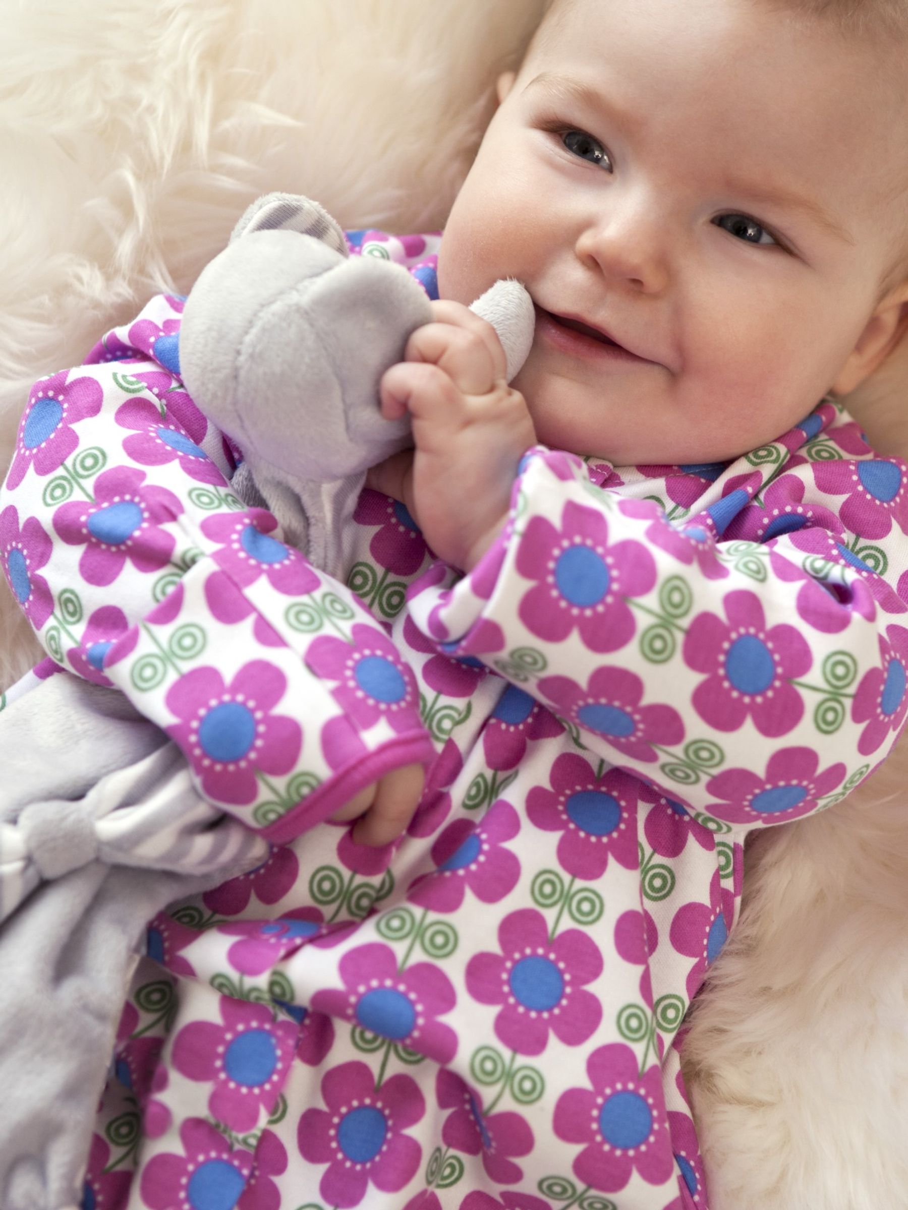 Grey Elephant Personalised Comforter - Image 3 of 3