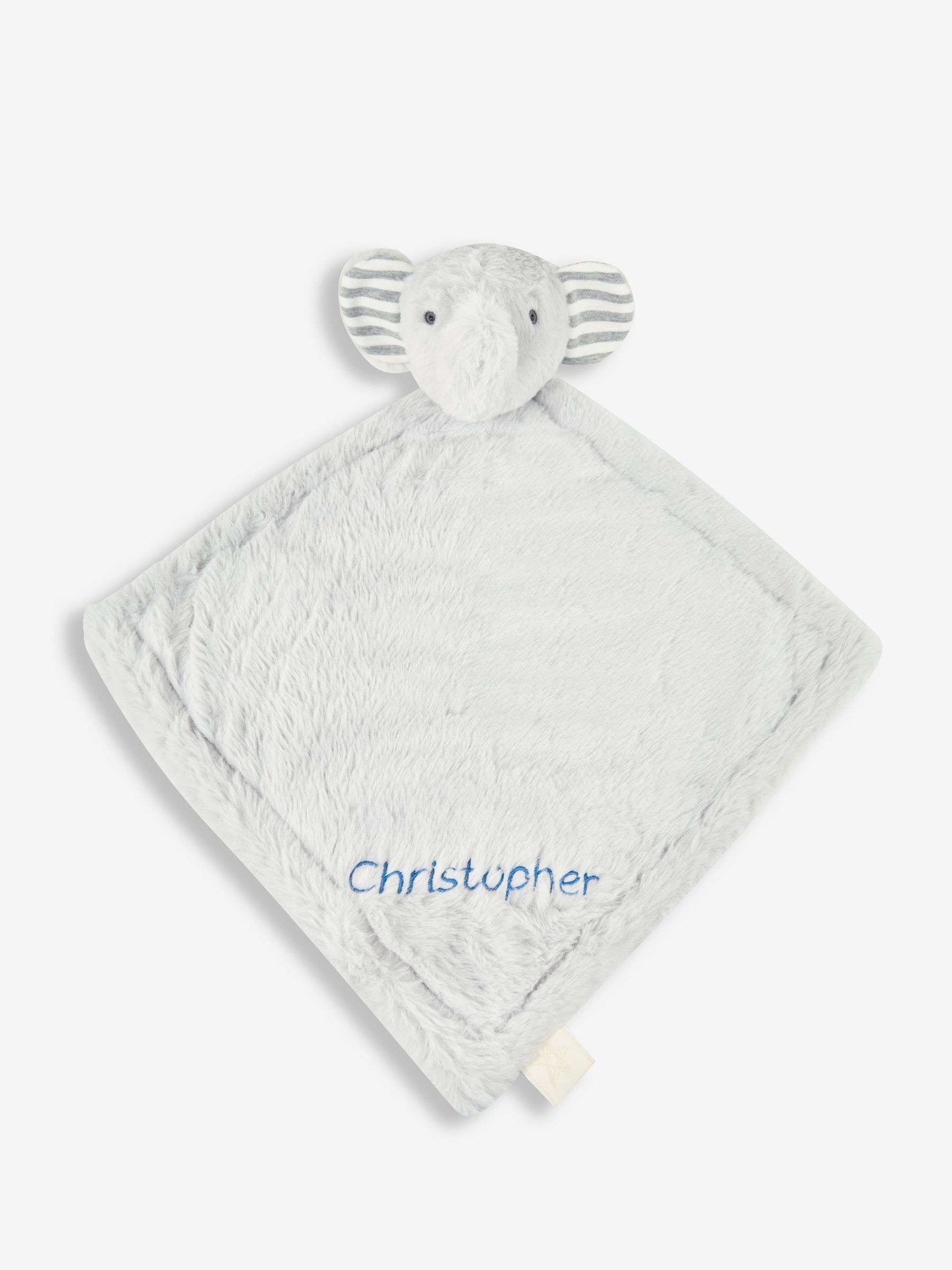 Elephant Personalised Plush Elephant Blankie - Image 1 of 1