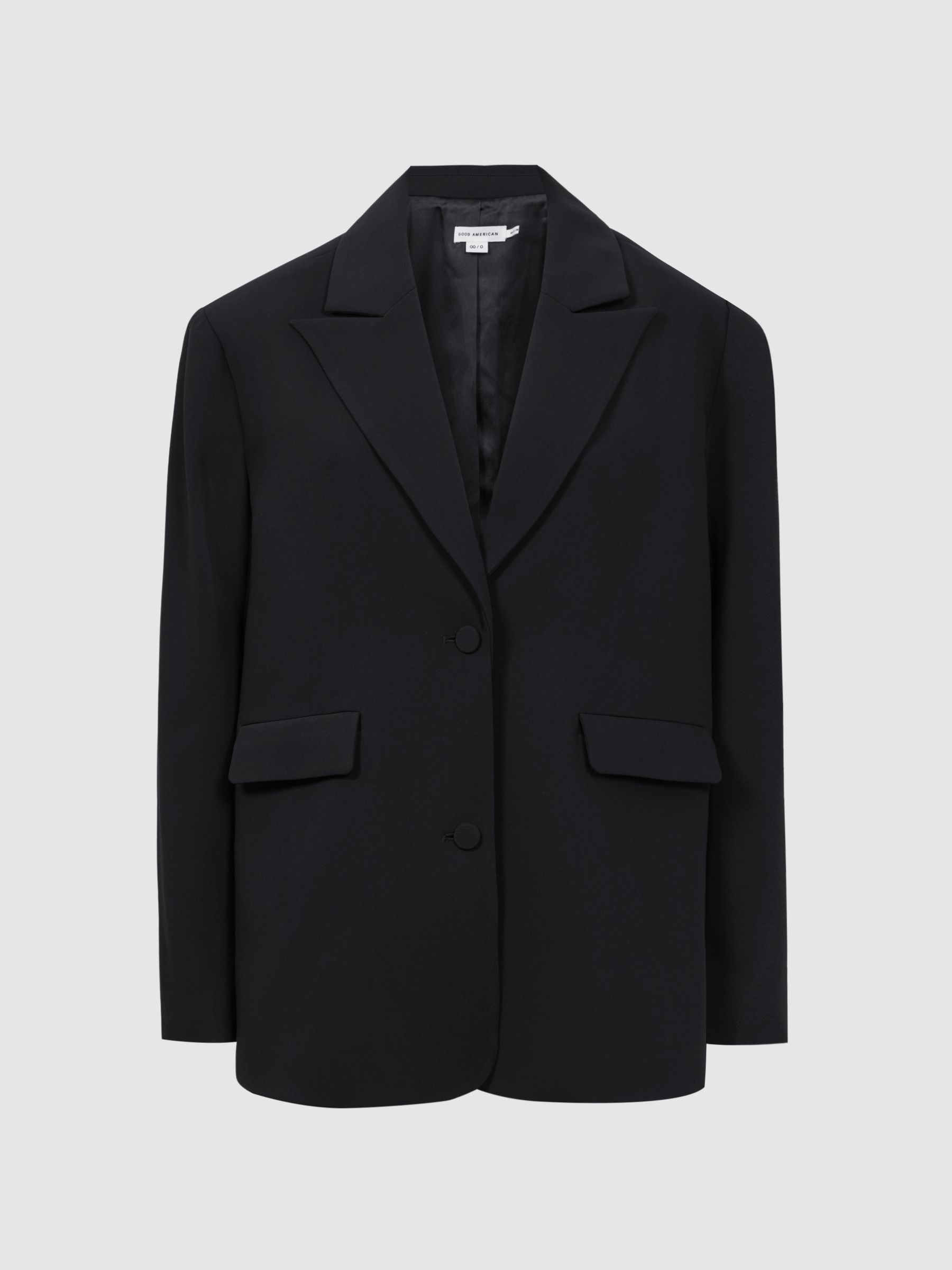 Good American Single Breasted Blazer in Black - Image 2 of 5