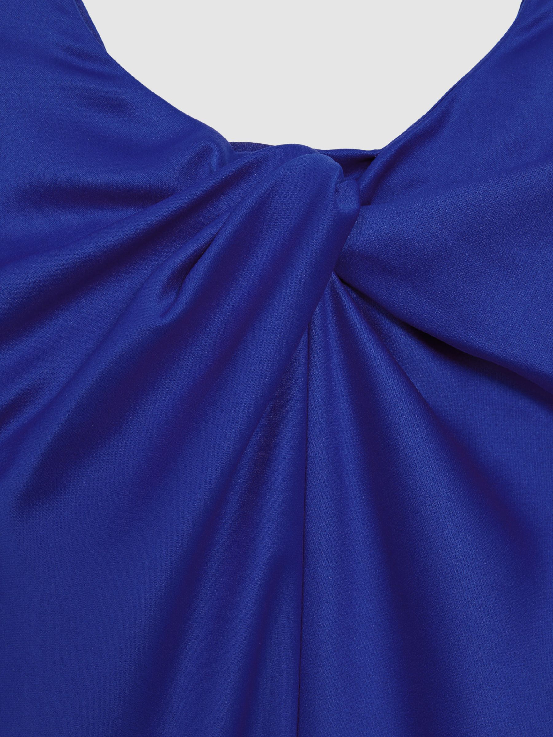 4-9 yrs Knot Detail Dress in Blue - Image 6 of 6
