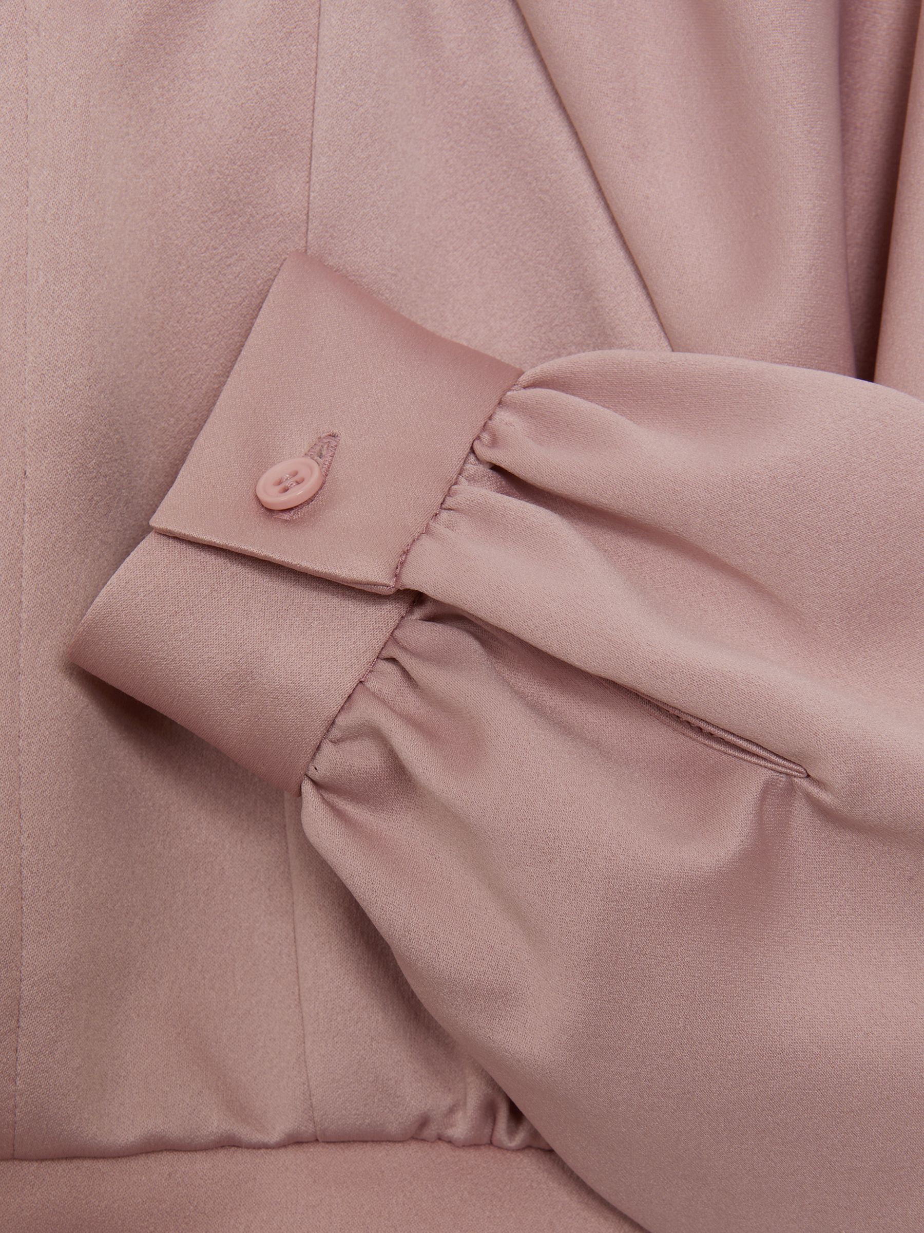 4-9 yrs Cropped Pleated Blouse in Pink - Image 6 of 6