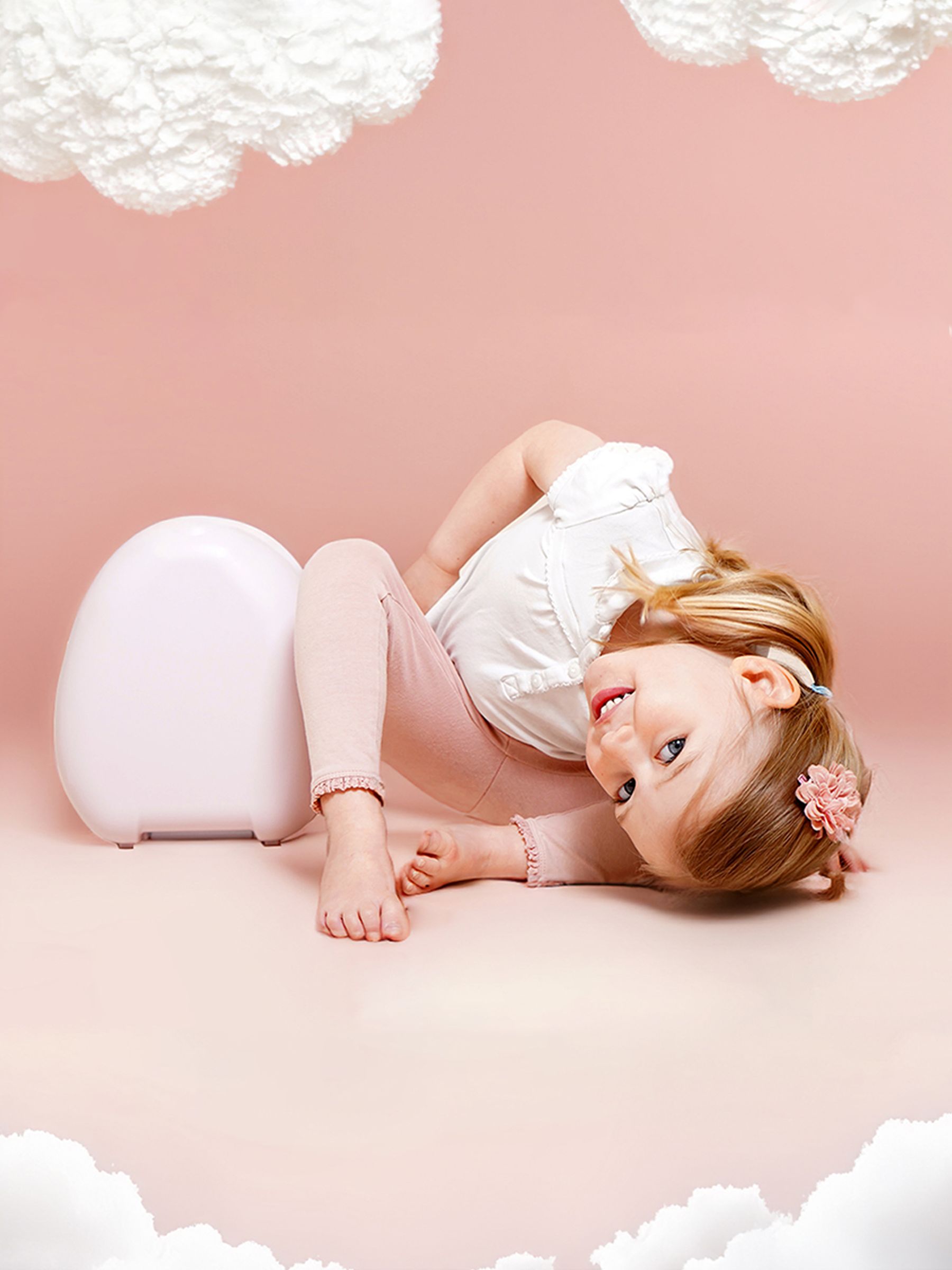 Blush Pink Travel Potty - Image 1 of 7