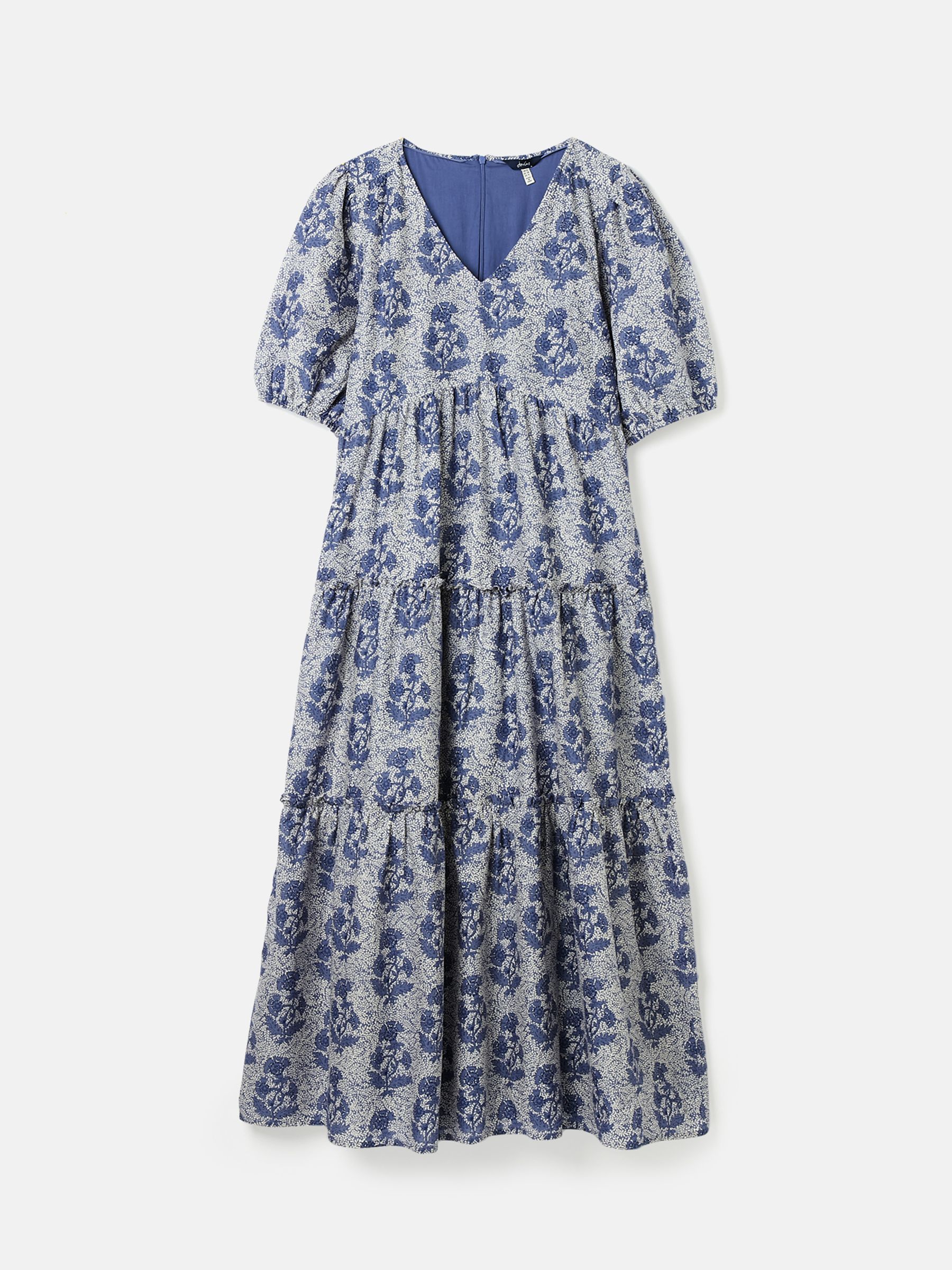 Darcy Light Blue V-Neck Tiered Dress - Image 1 of 1