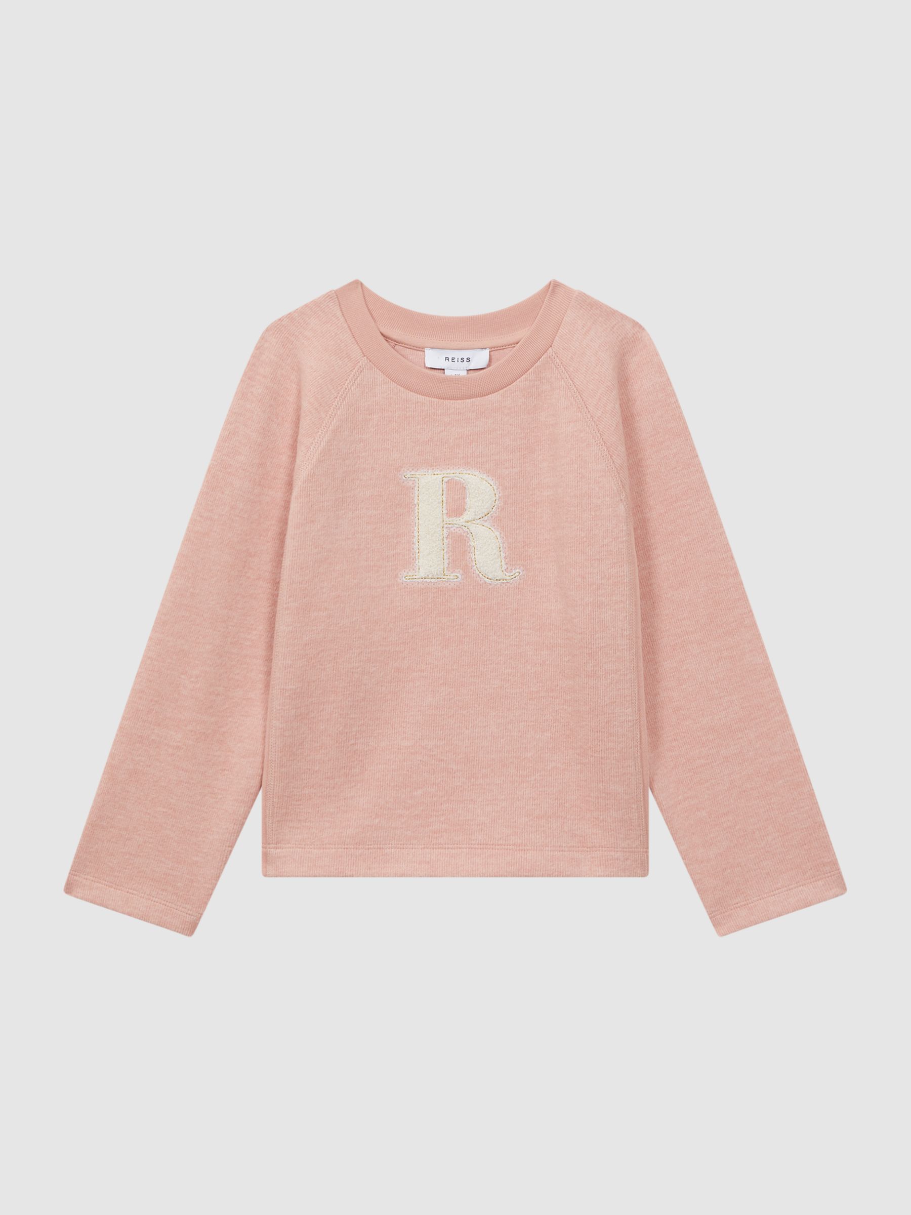 9-13 yrs Cotton Blend Crew Neck Top in Apricot - Image 1 of 5