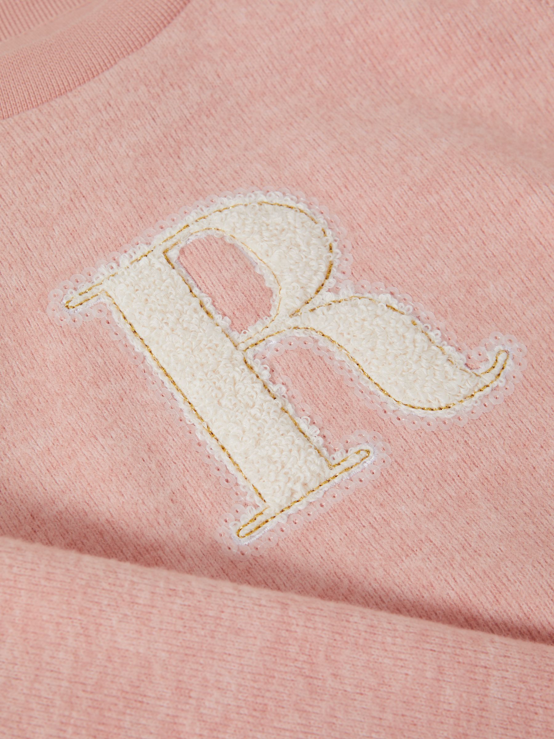 9-13 yrs Cotton Blend Crew Neck Top in Apricot - Image 2 of 5