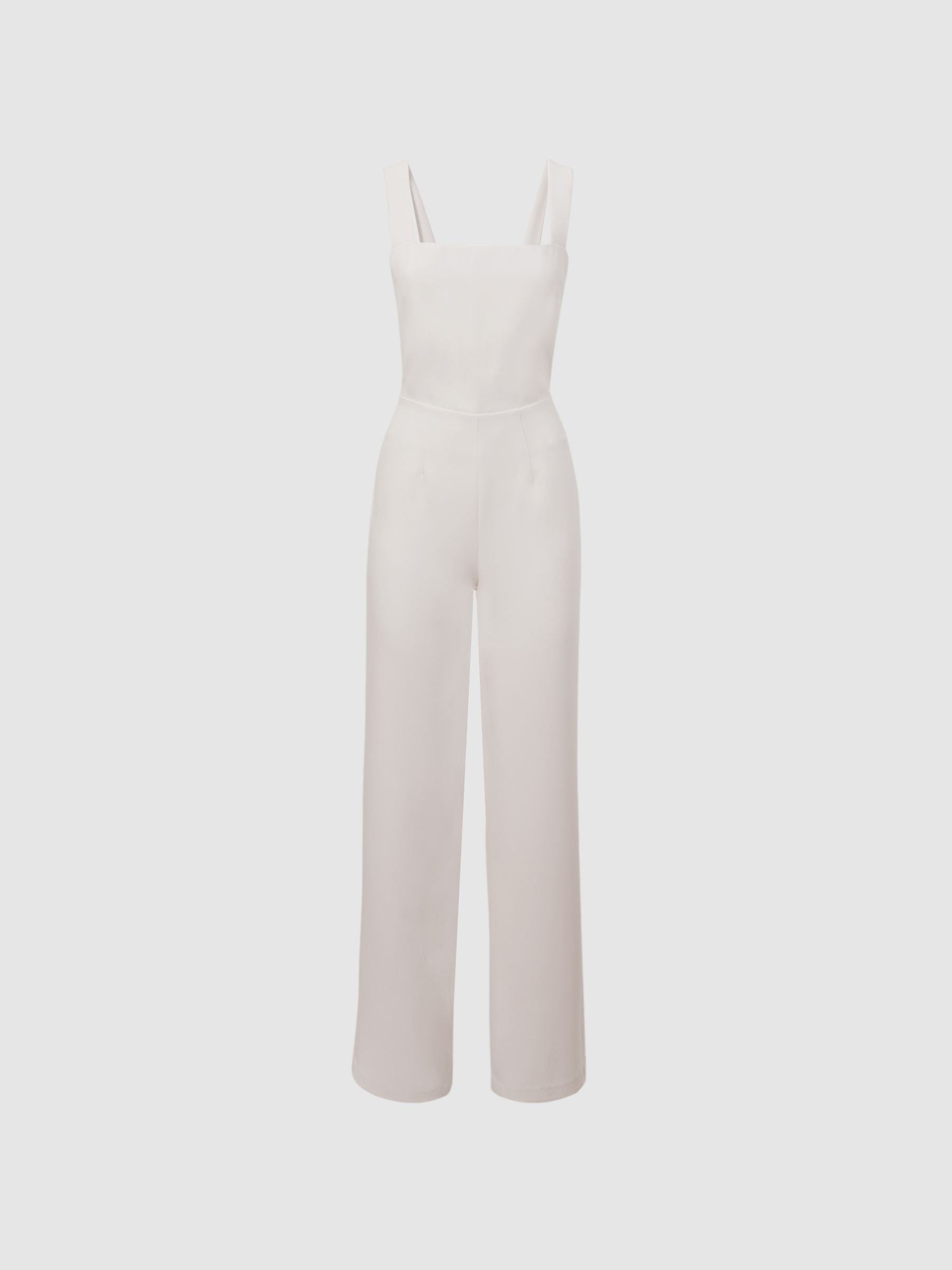 Good American Tailored Jumpsuit in Ivory - Image 2 of 5
