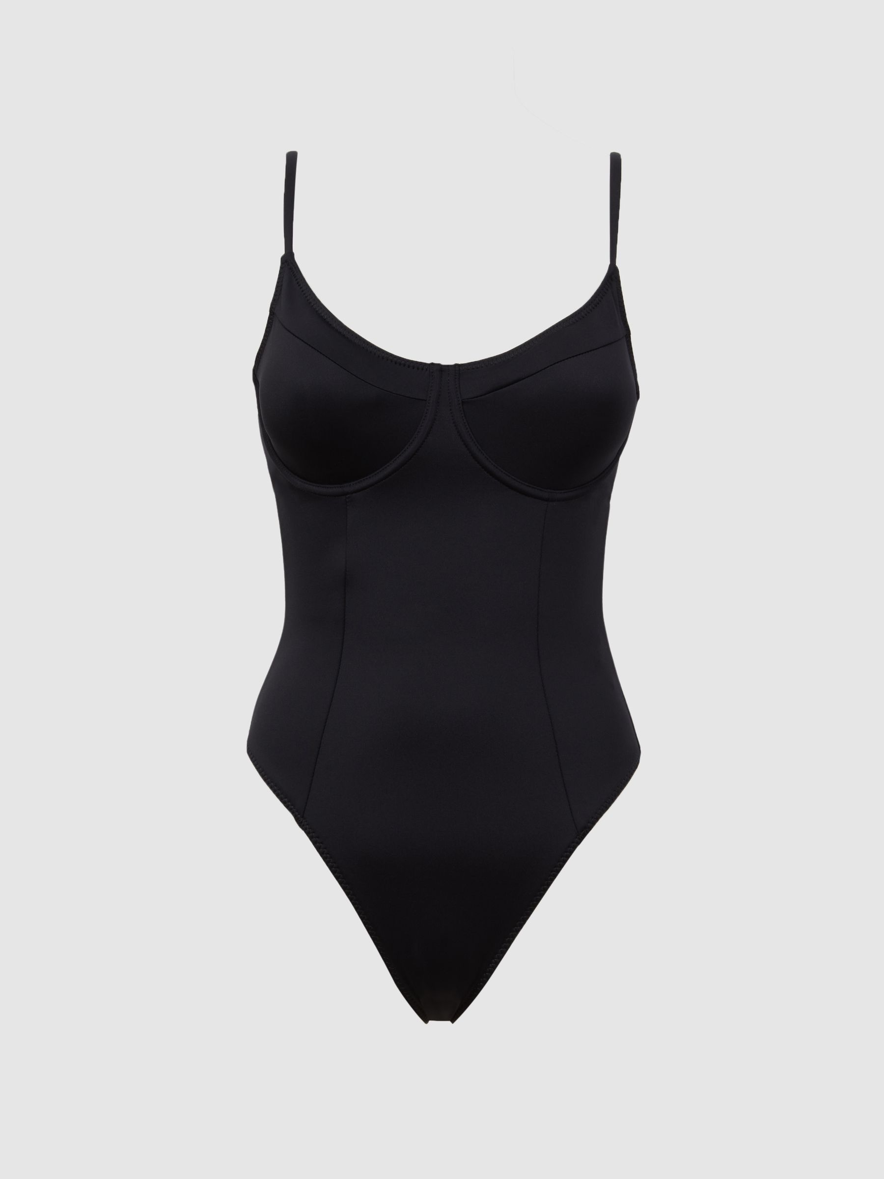 Good American Compression Swimsuit in Black - Image 2 of 4