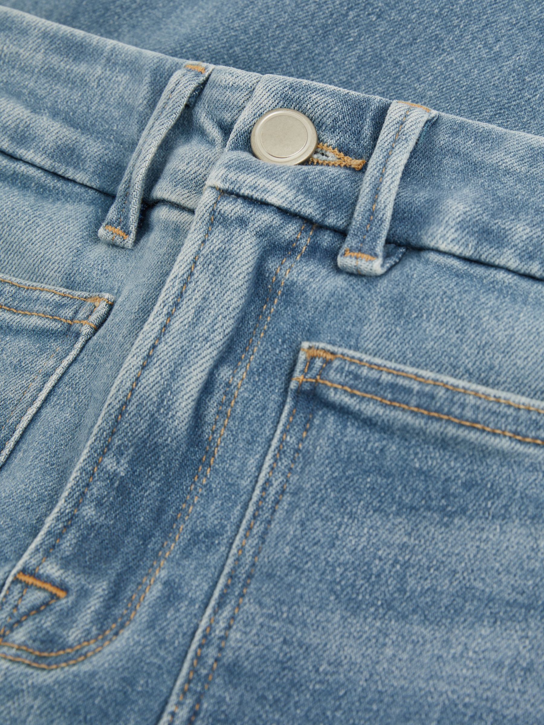 Mid Blue Good American Mid Rise Flared Jeans - Image 2 of 5