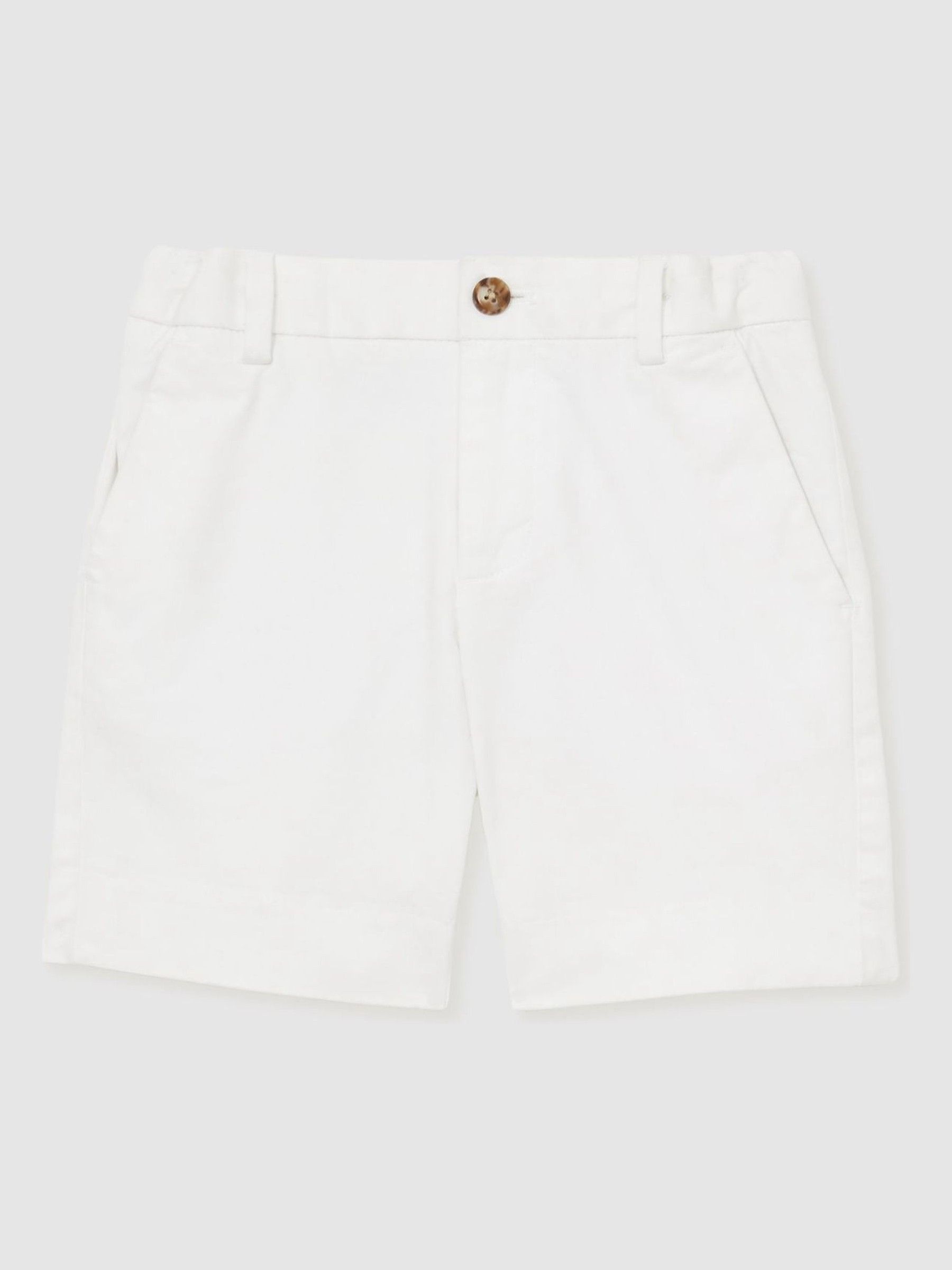 3-9 yrs Casual Chino Shorts in White - Image 2 of 6