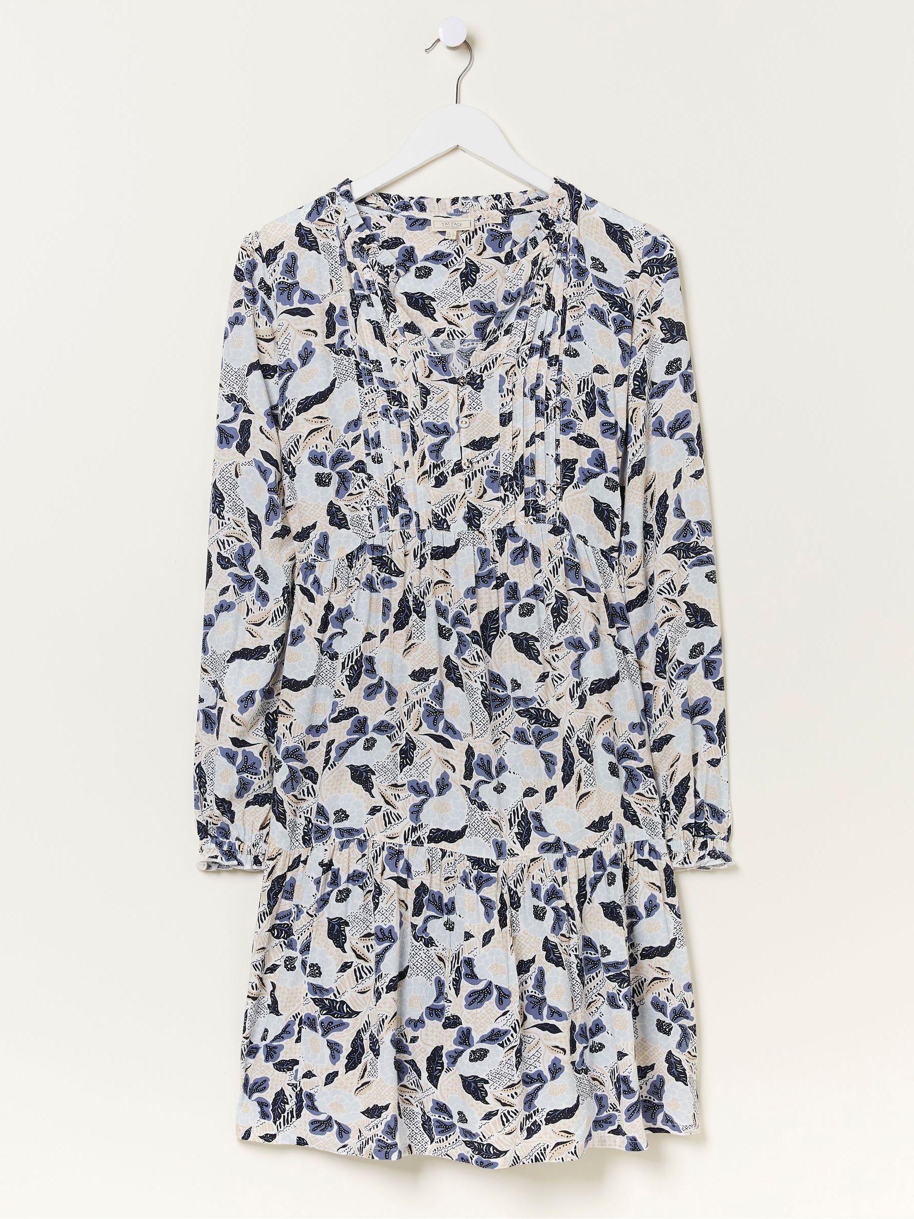 Cream Neema Batik Flowers Dress - Image 6 of 6