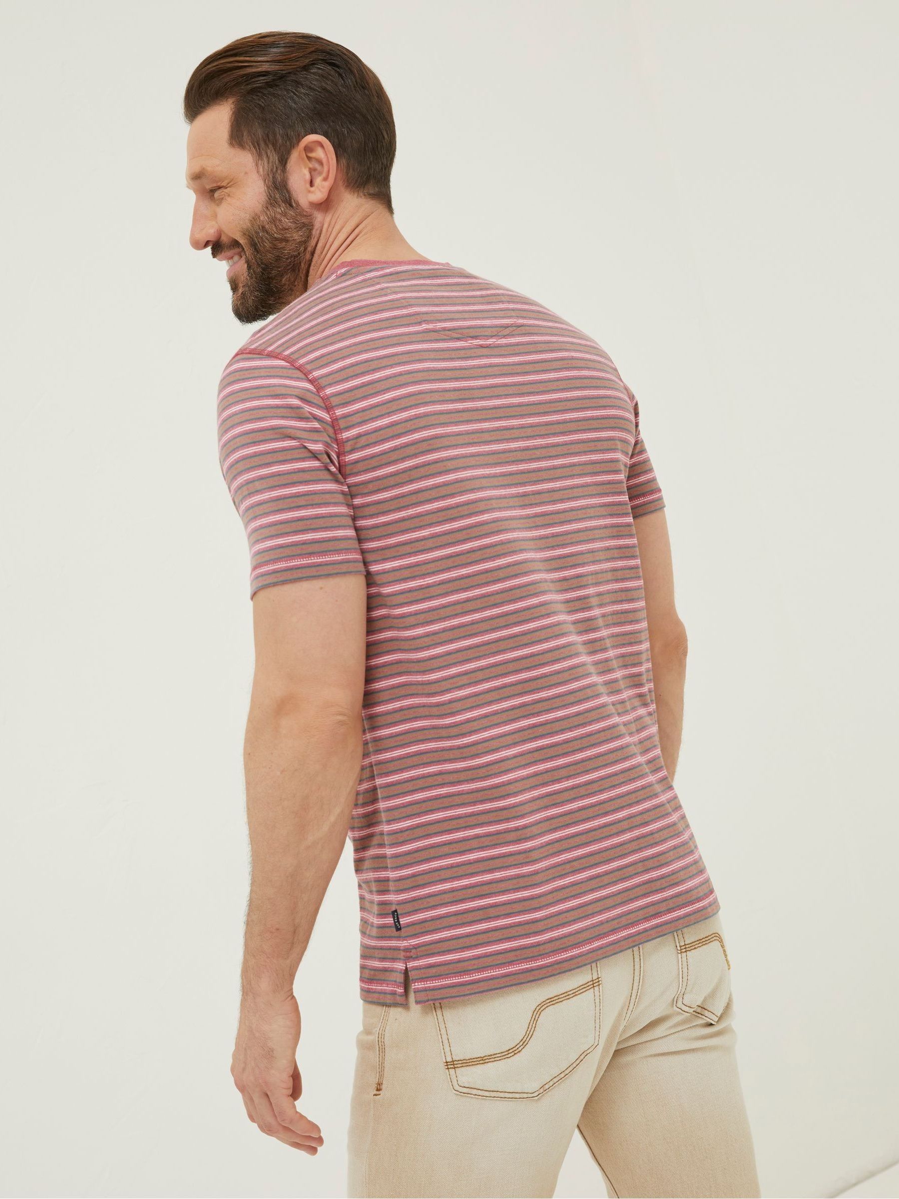 Pink Haywood Stripe T-Shirt - Image 2 of 4