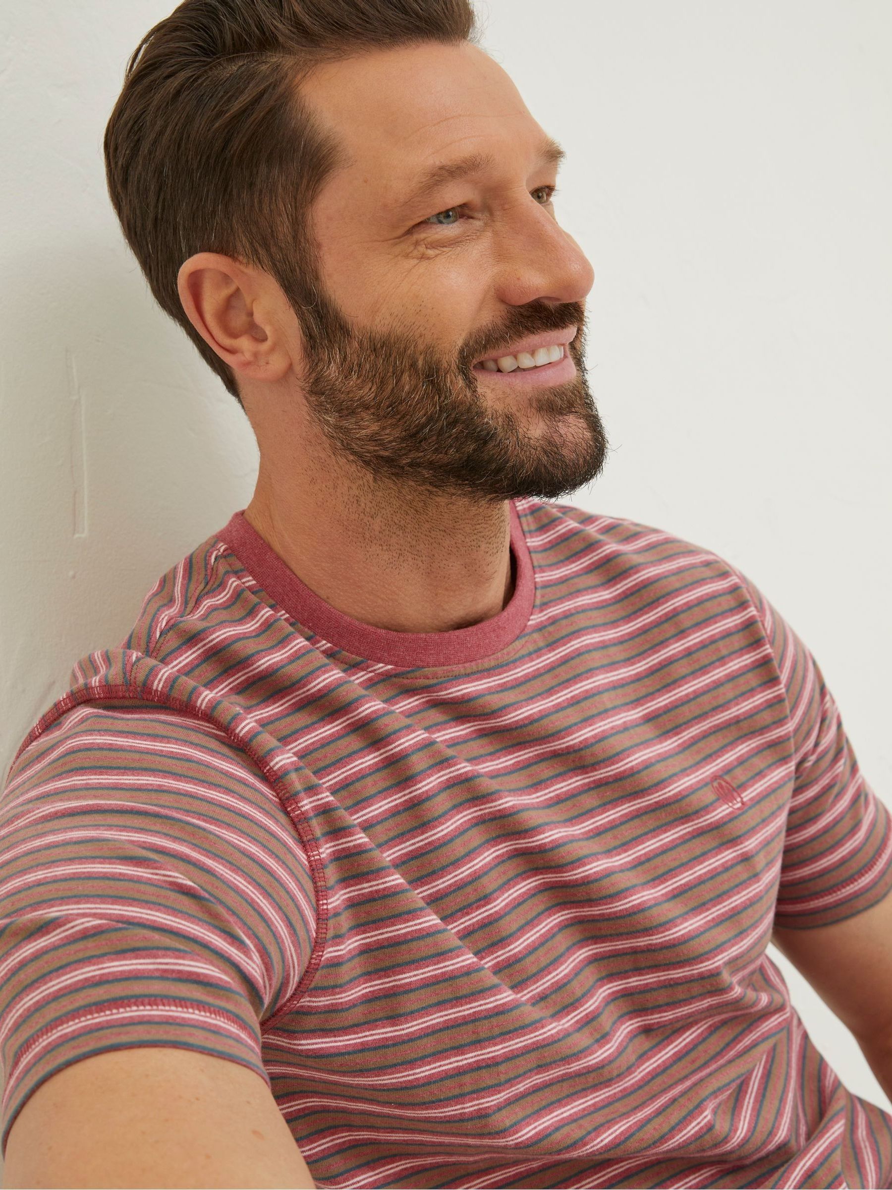 Pink Haywood Stripe T-Shirt - Image 3 of 4