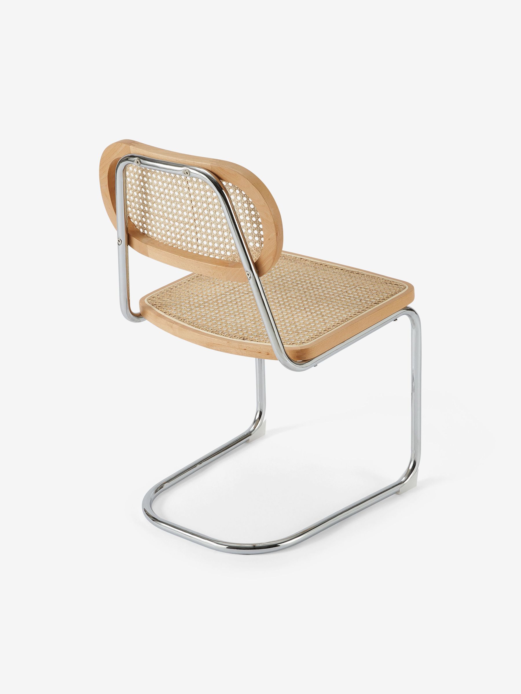 Leora Dining Chair in Chrome - Image 2 of 3