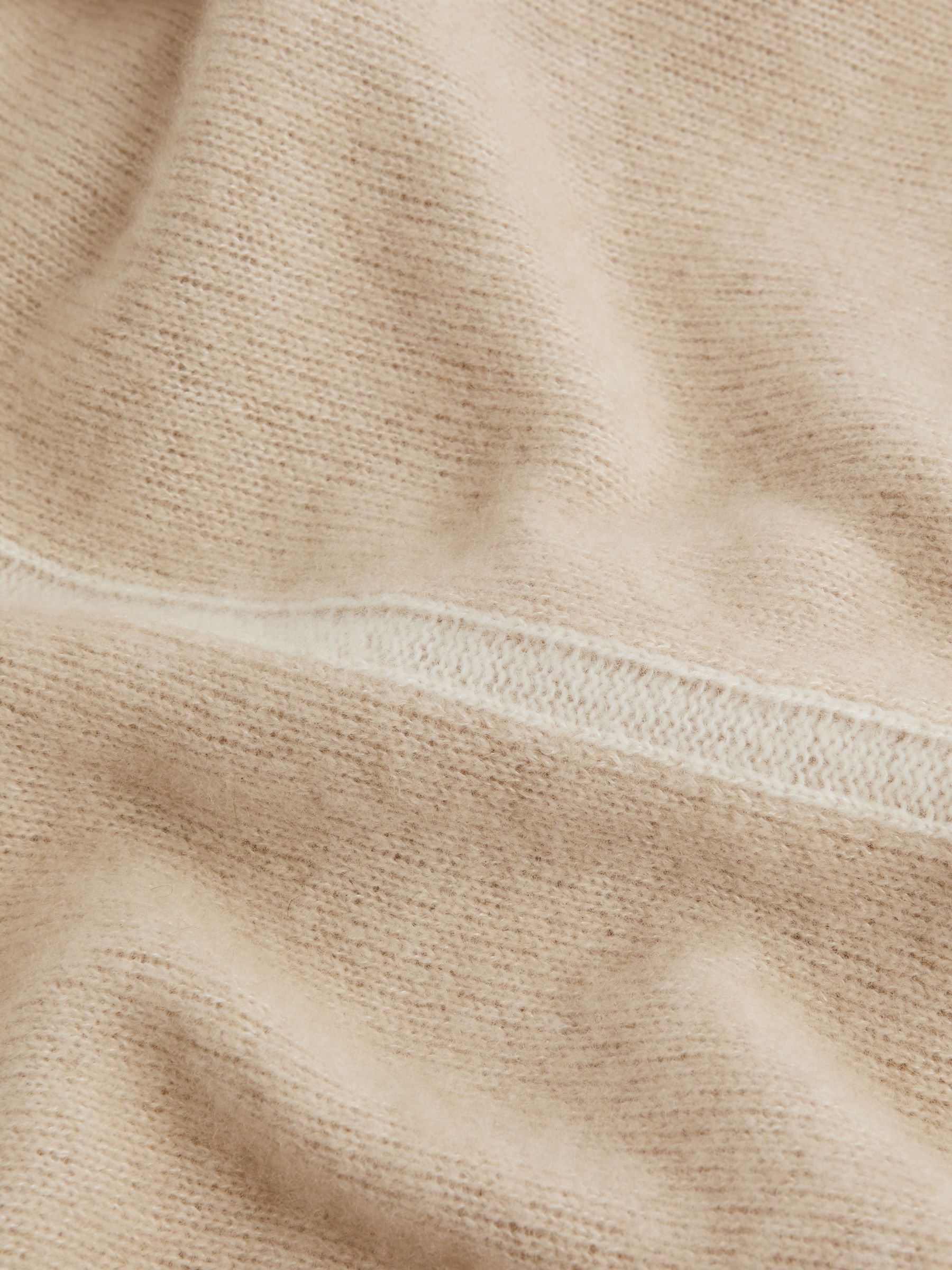 Cashmere-Silk Roll Neck Jumper in Camel - Image 5 of 5