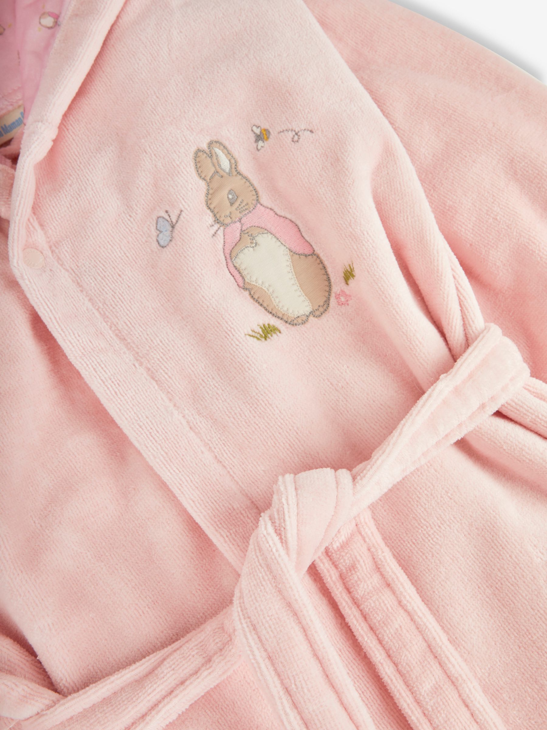 Pink Peter Rabbit Cotton Dressing Gown - Image 2 of 3