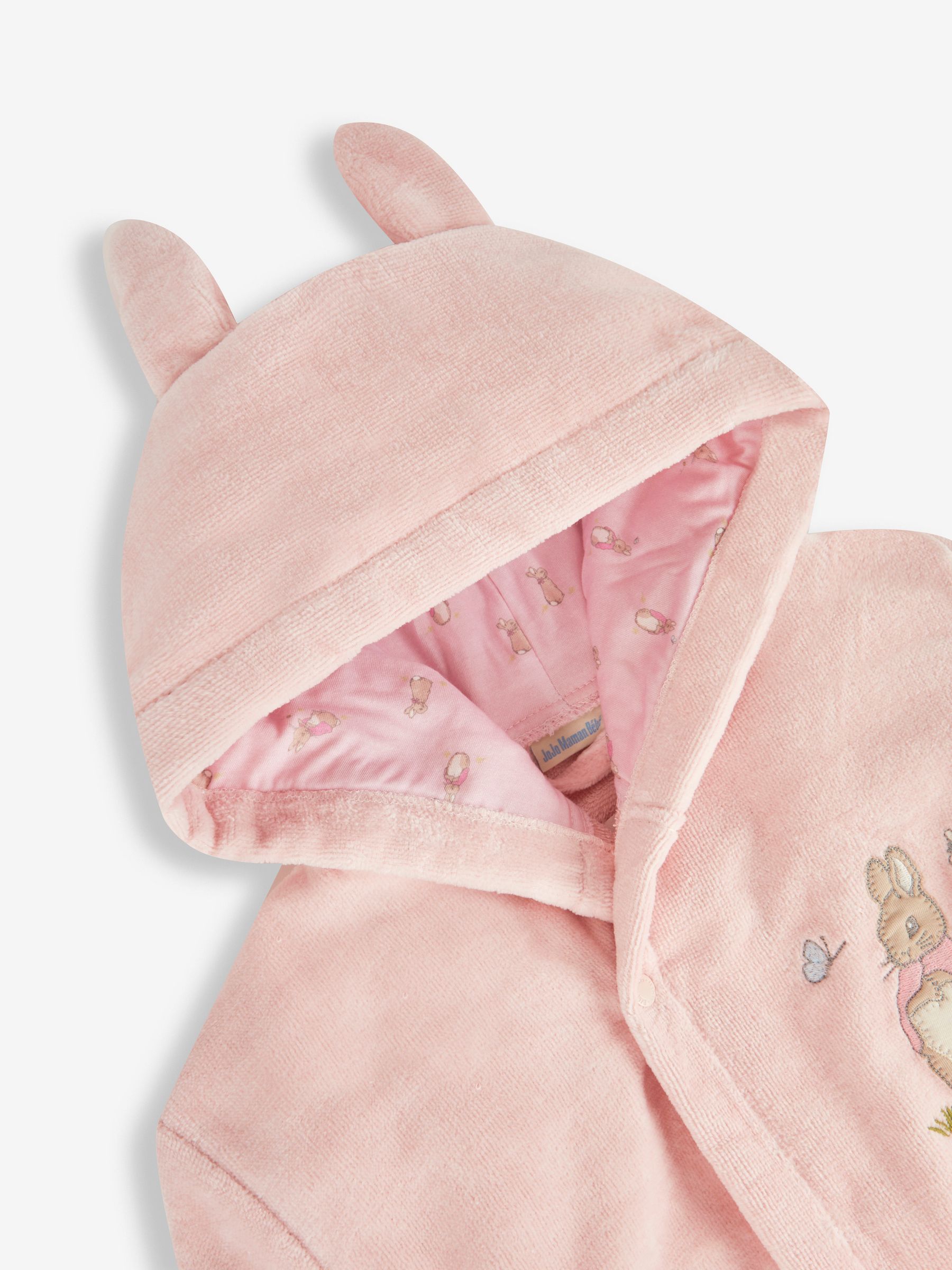 Pink Peter Rabbit Cotton Dressing Gown - Image 3 of 3