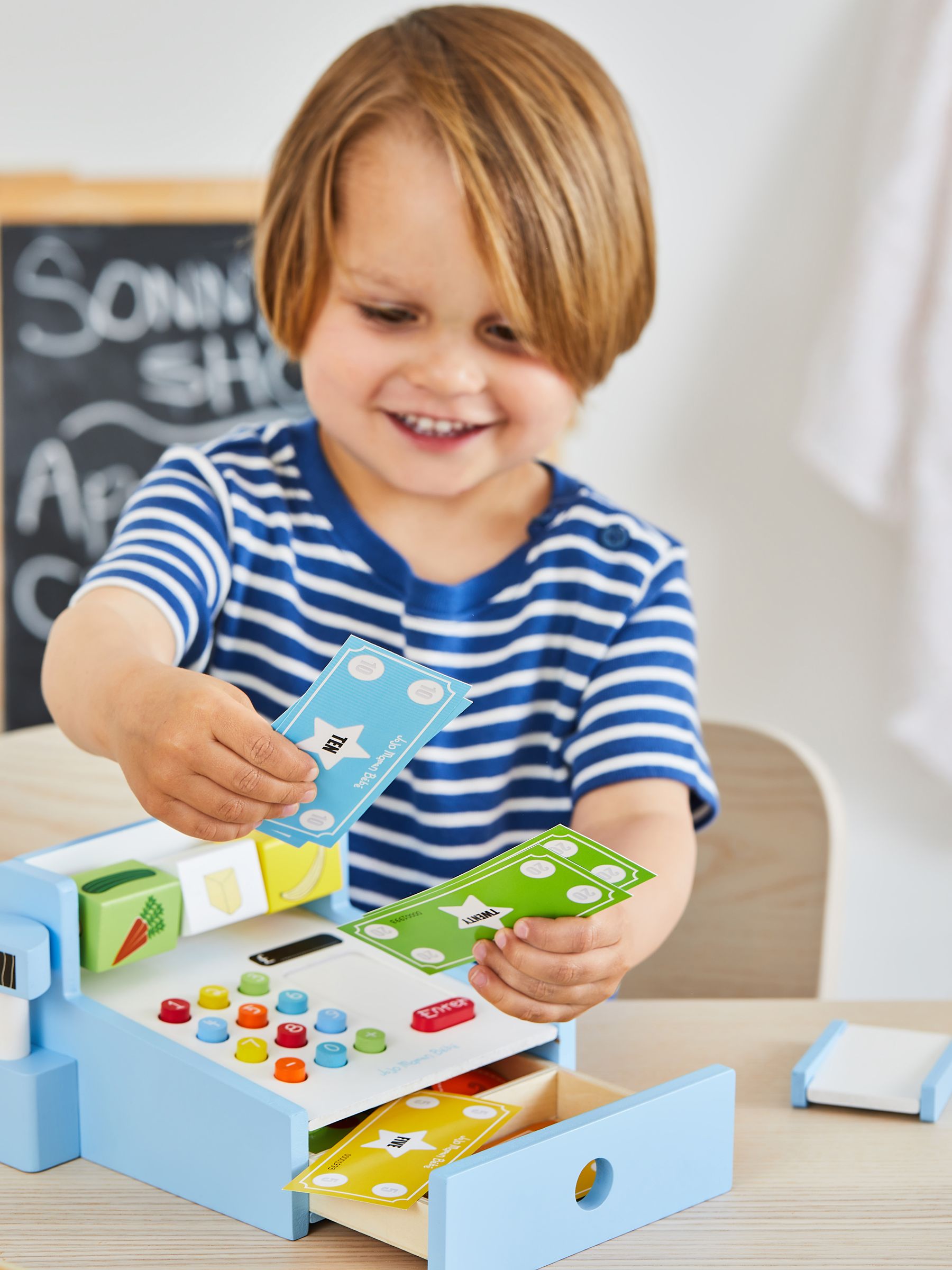 Wooden Play Till - Image 2 of 12