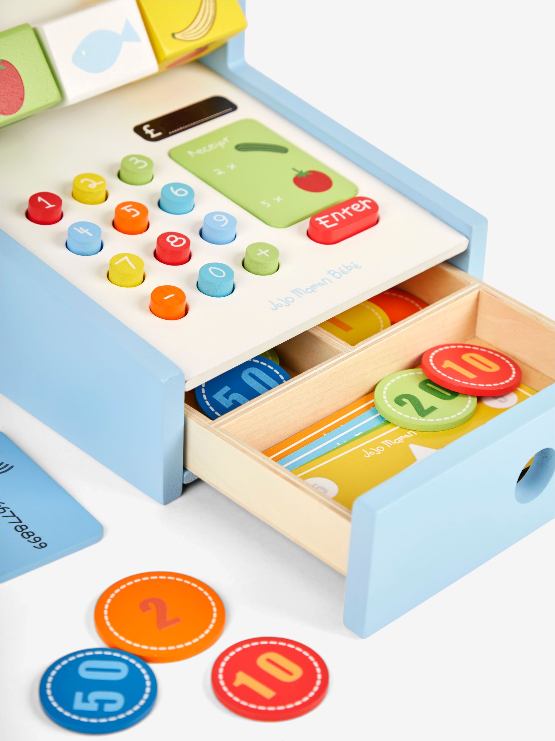 Wooden Play Till - Image 7 of 12
