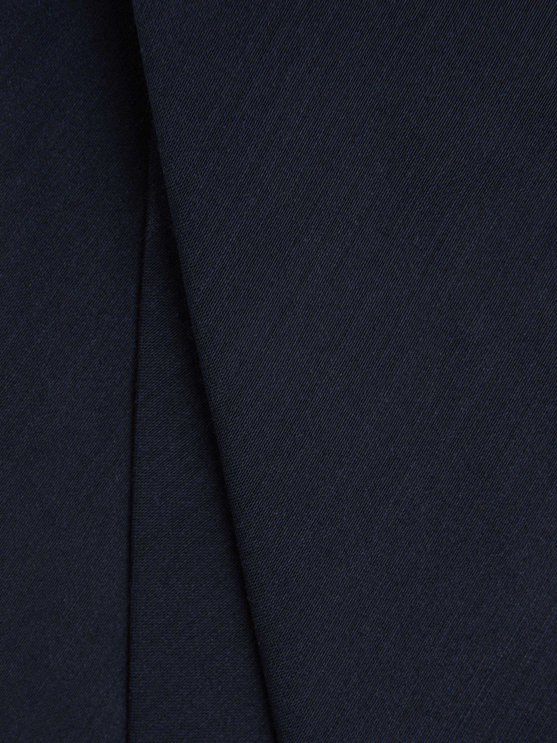 Twill Wool Tie in Navy - Image 5 of 5