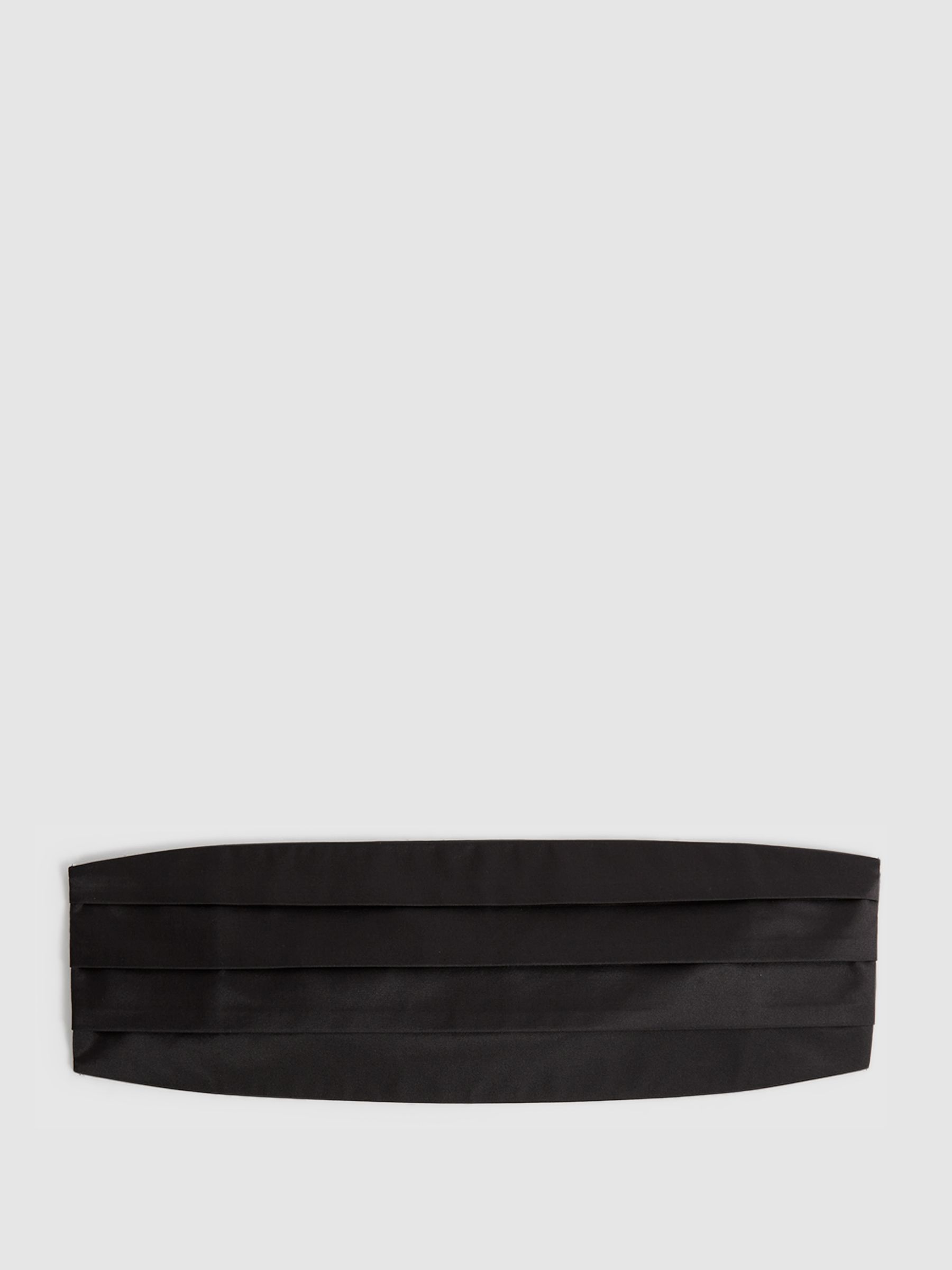 Silk Cummerbund in Black - Image 1 of 5