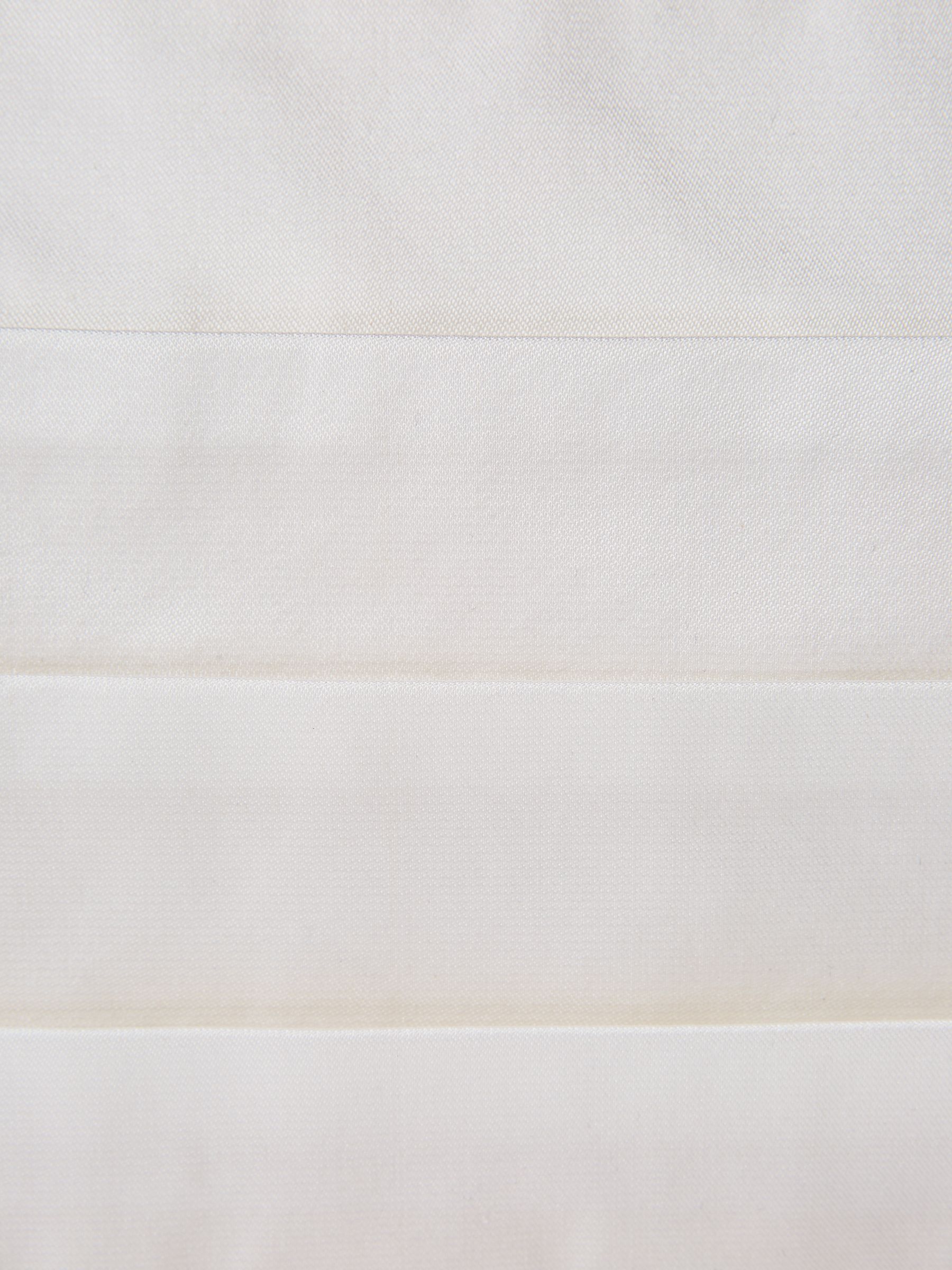 Silk Grosgrain Cummerbund in Ivory - image 4