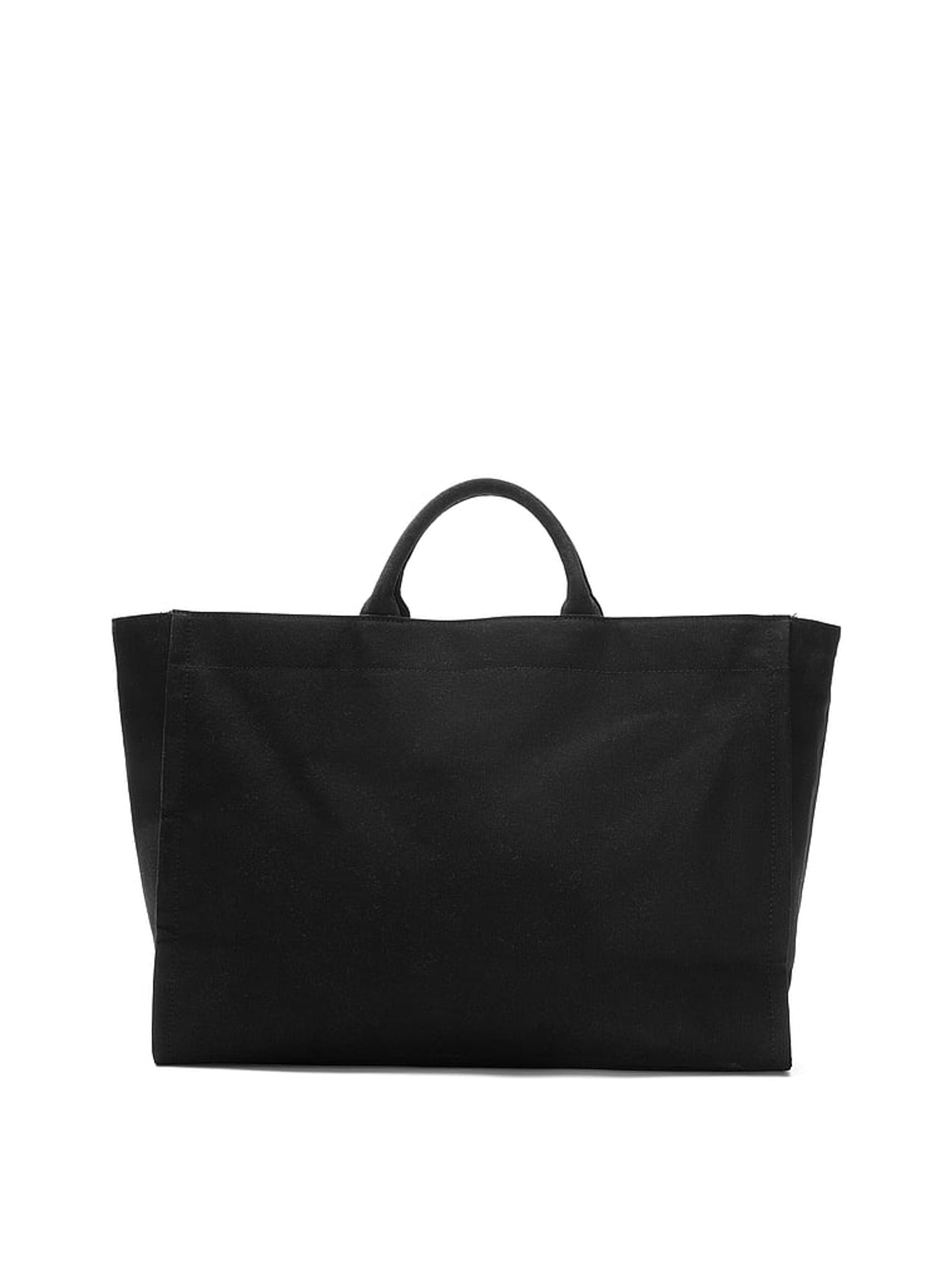 Black Fashion Show Shine Strap Tote Bag - Image 3 of 4