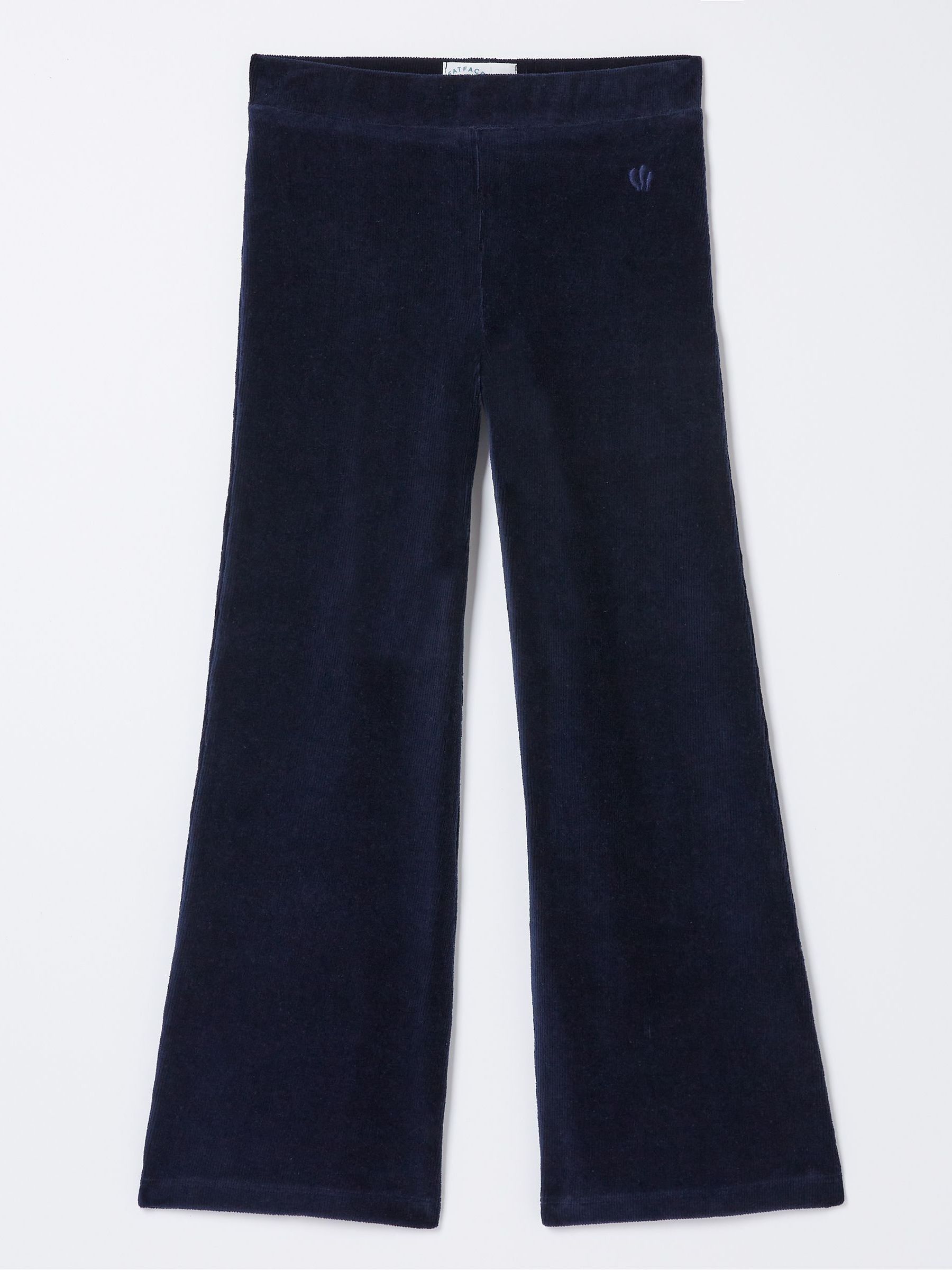 Blue Cord Flared Leggings - Image 2 of 2 Blue Cord Flared Leggings - Image 2 of 2