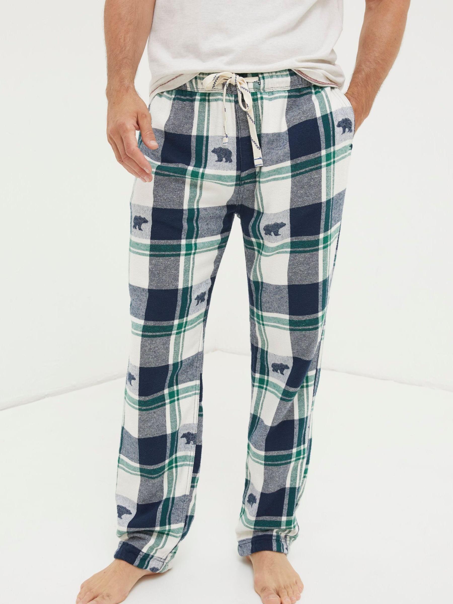 Red Bear Jacquard Pyjama Trousers - Image 1 of 3