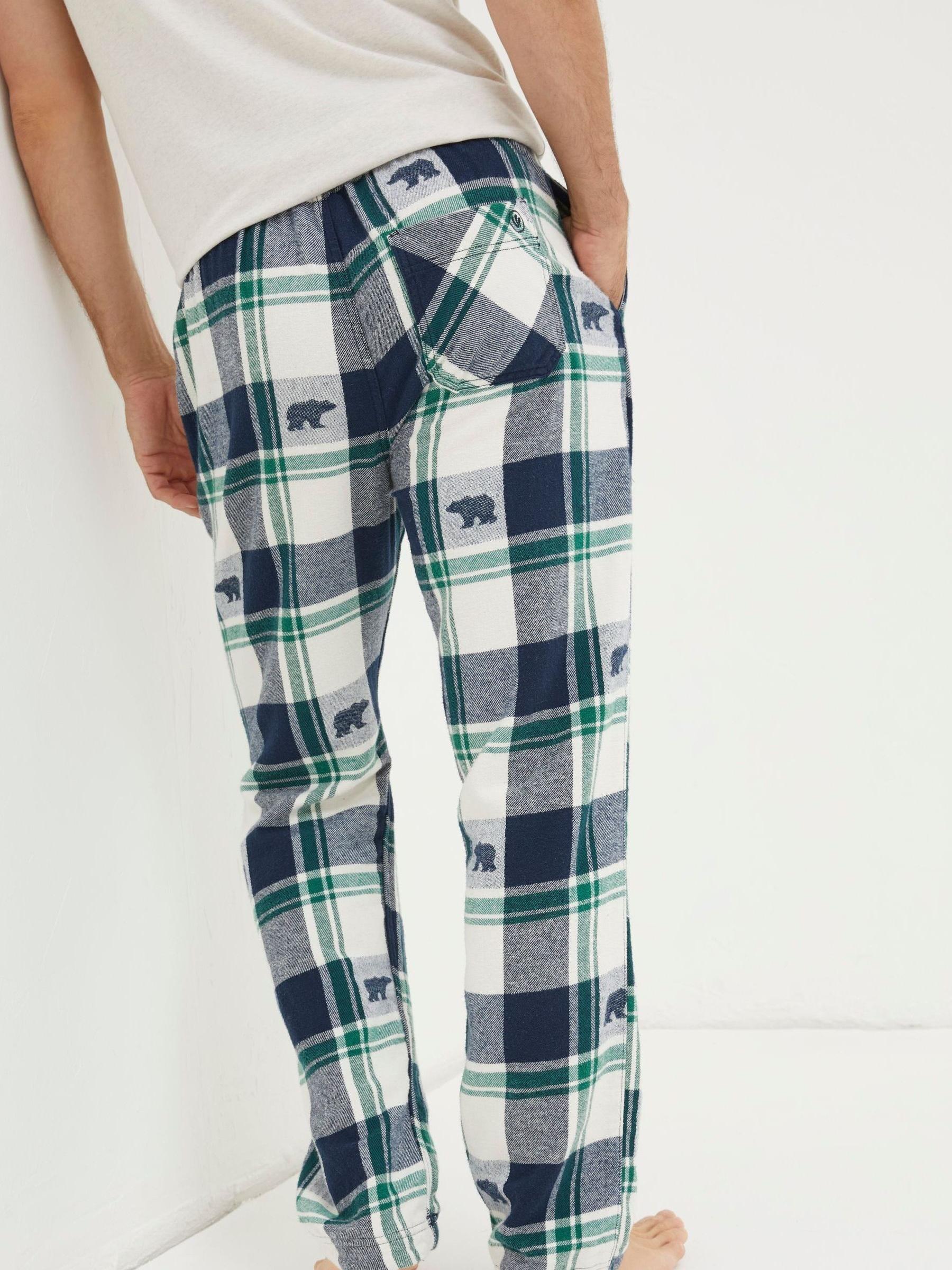 Red Bear Jacquard Pyjama Trousers - Image 2 of 3