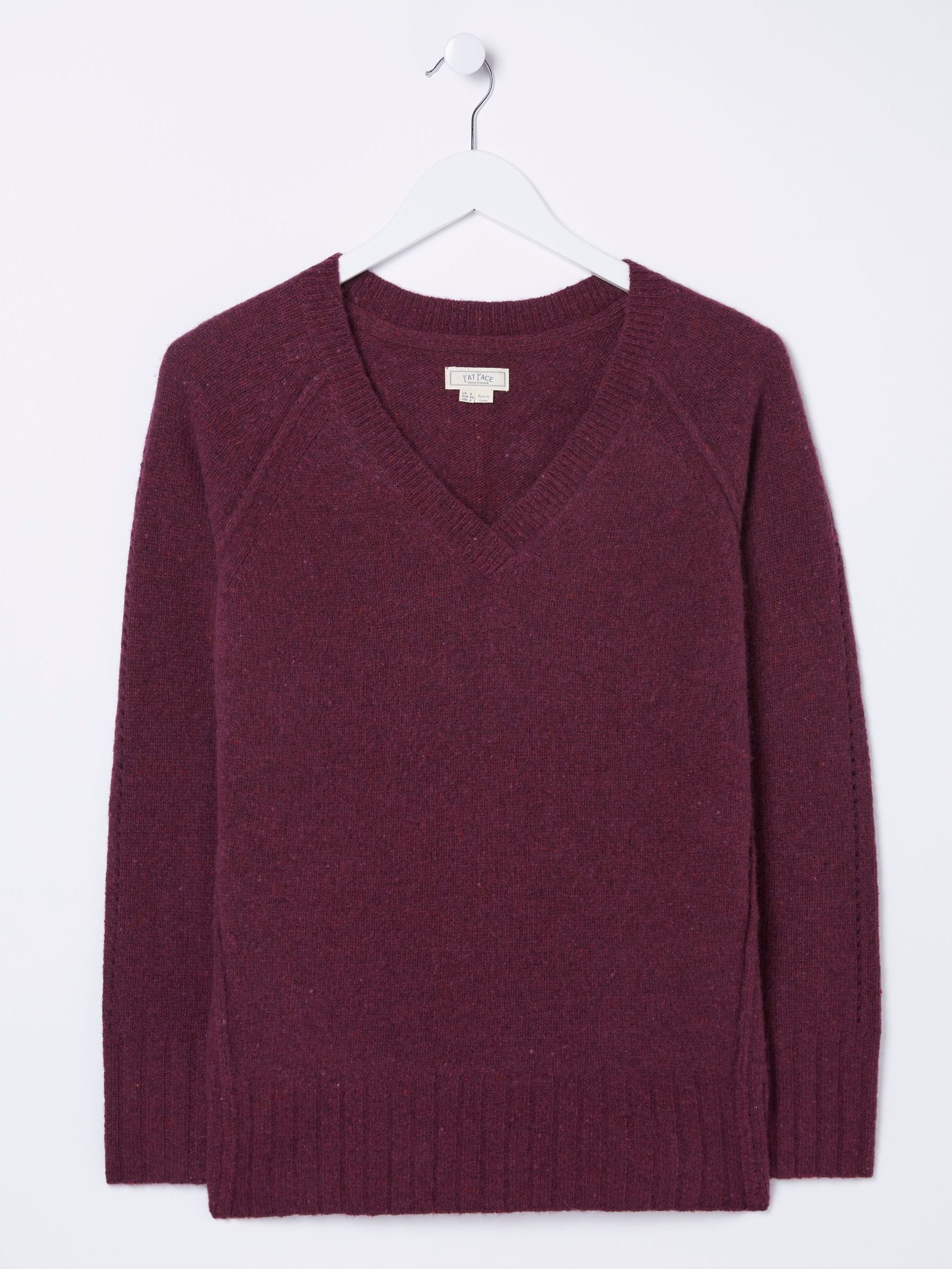 Purple Iona Lambswool Jumper - Image 4 of 4