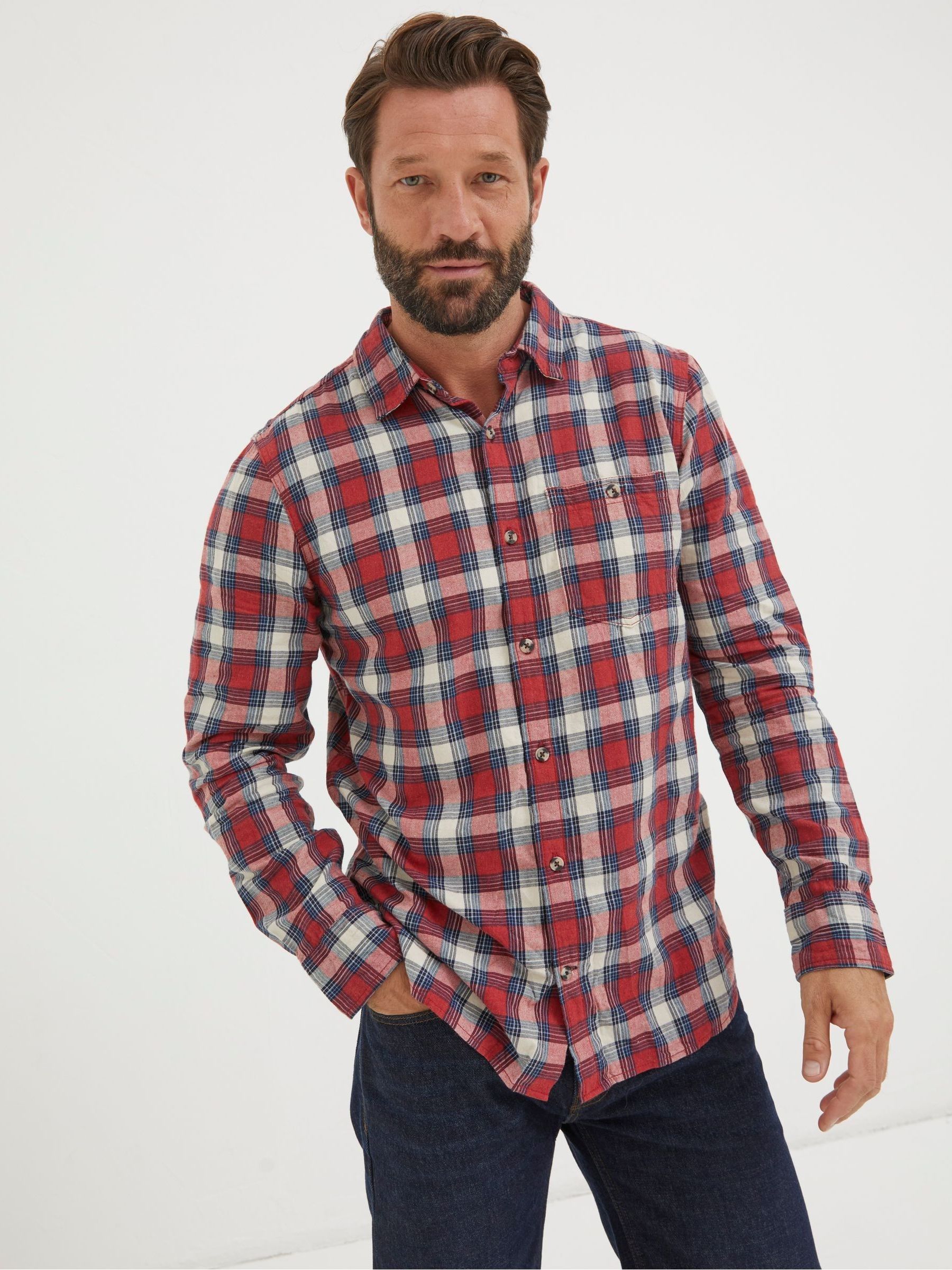 Red Nevis Check Shirt - Image 1 of 5