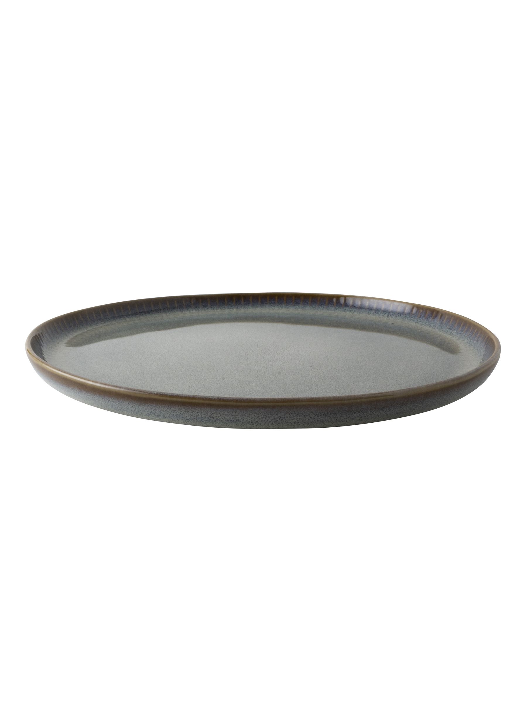Dutch Rose Grey Dutch Rose Sapphire 28cm Dinner Plates Set of 4 - Image 4 of 4