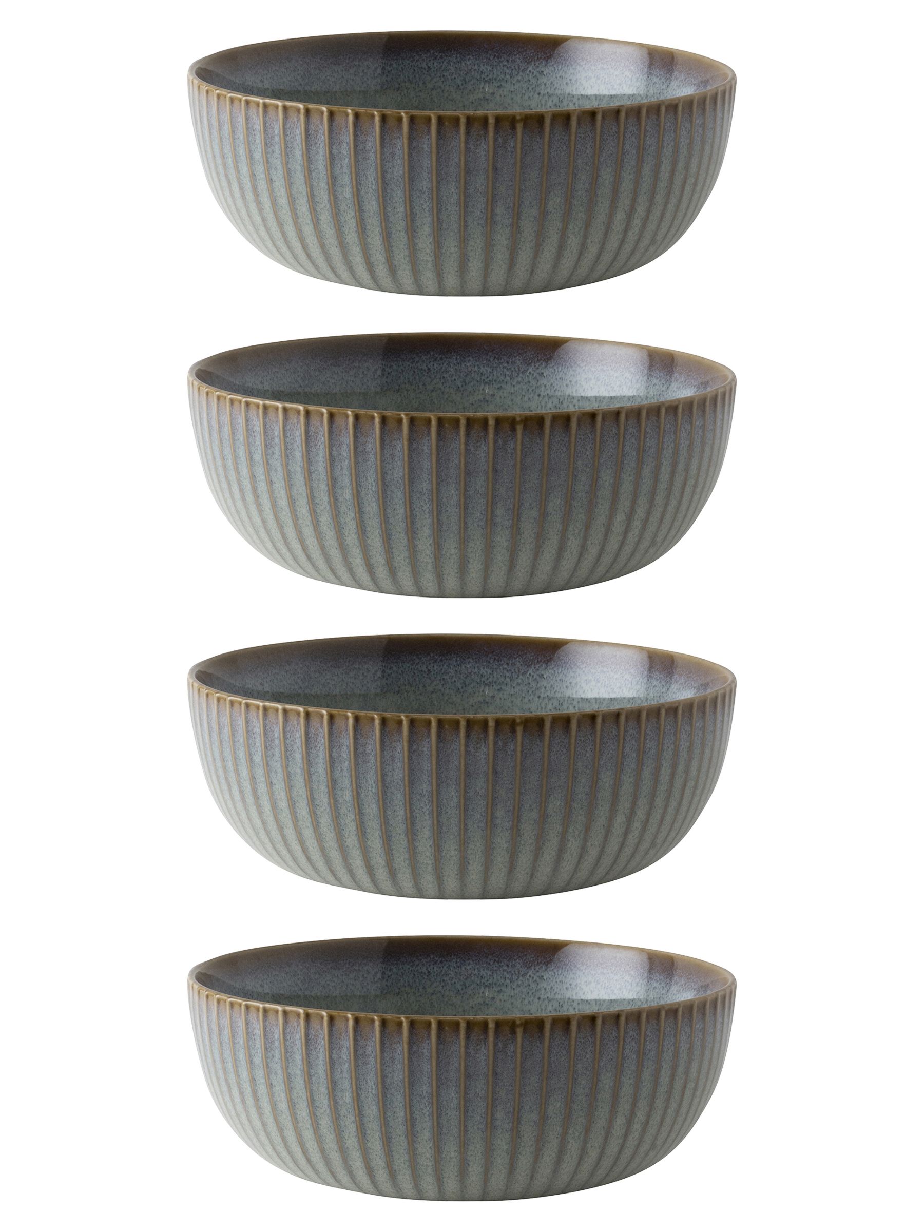 Dutch Rose Grey Sapphire Set of 4 Bowls - Image 1 of 3