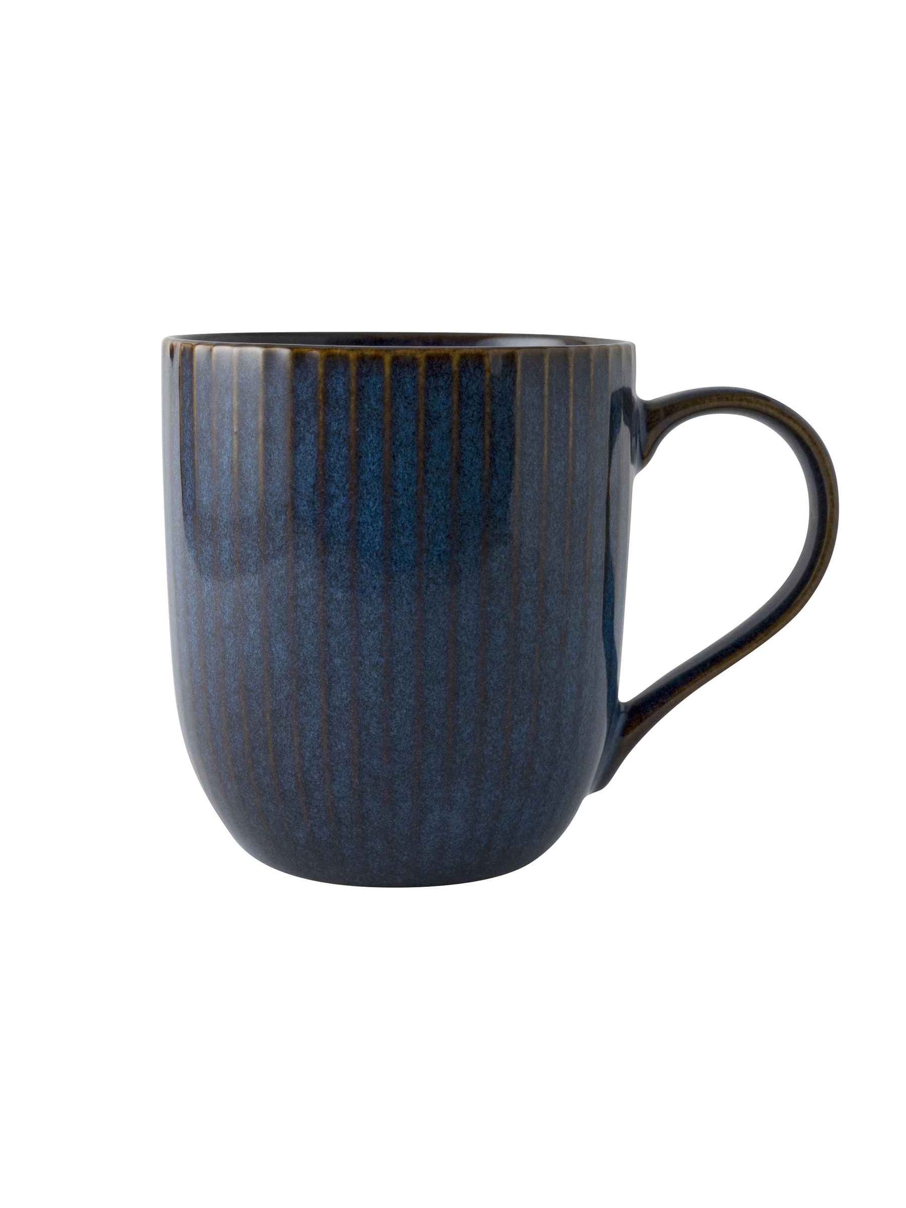 Dutch Rose Blue Sapphire Set of 4 Mugs 41cl - Image 3 of 4