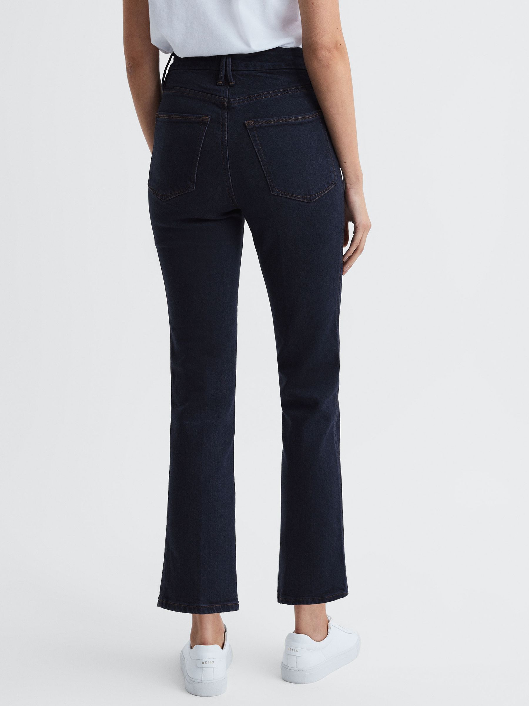 Good American Soft Tech Straight Leg Jeans in Indigo - Image 5 of 6