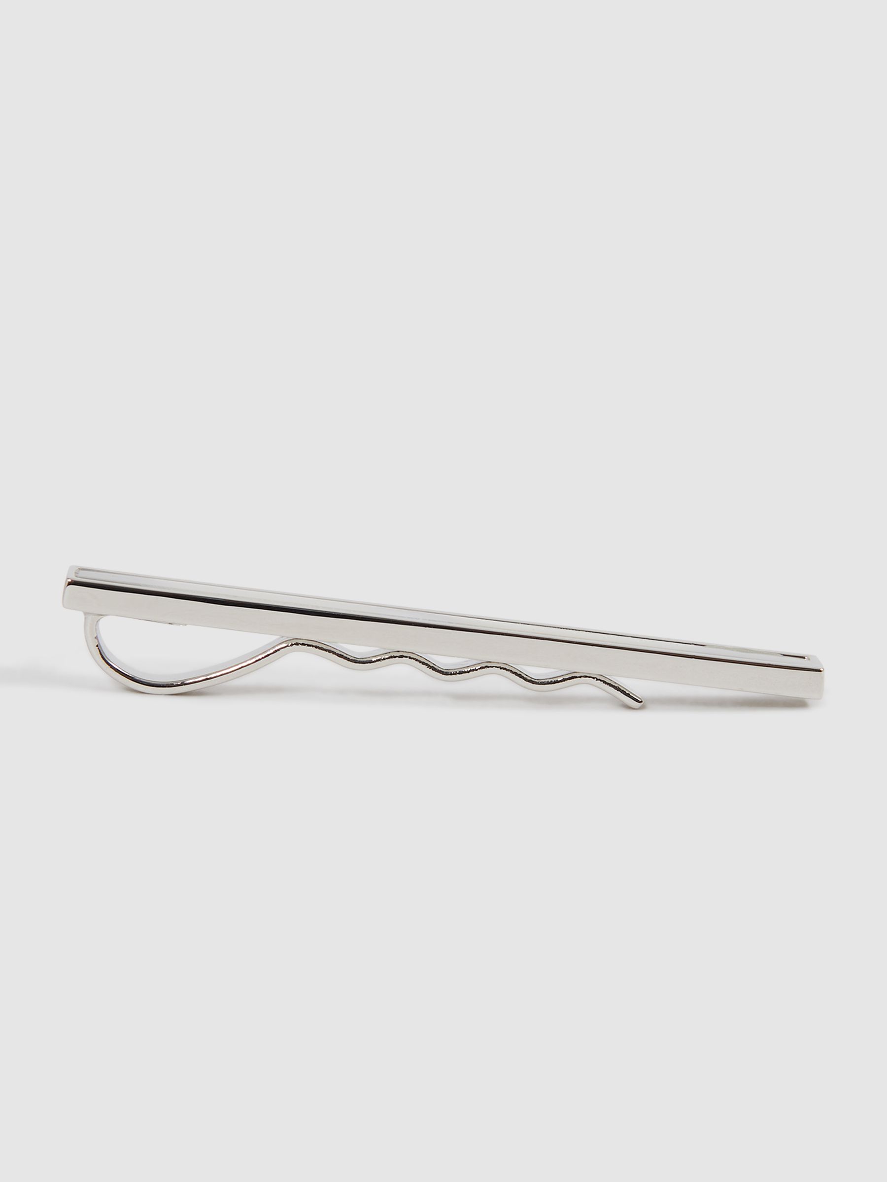 Onyx Tie Bar in Silver/Mop - Image 3 of 5